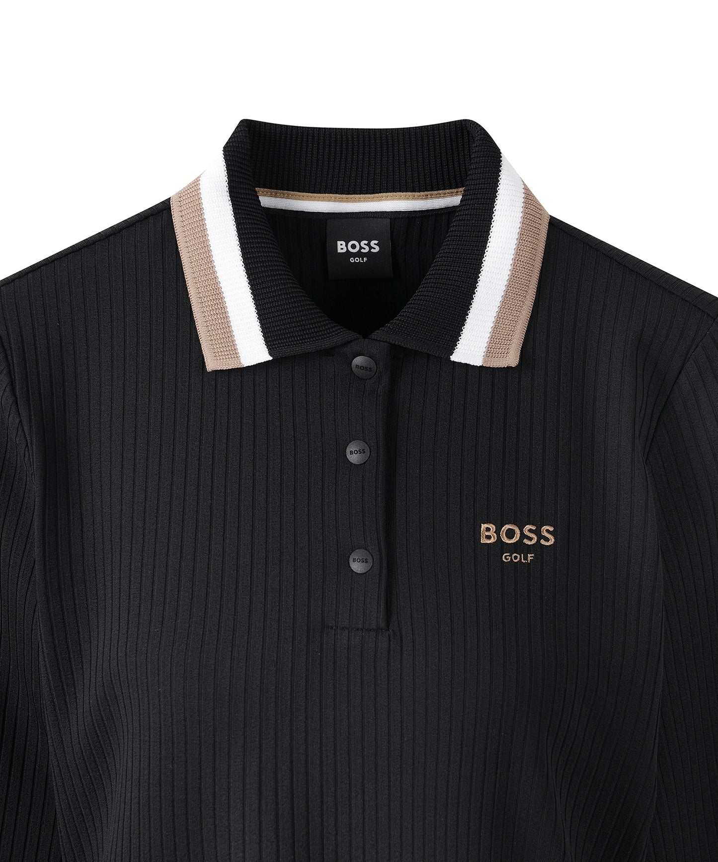 FA W BWC Collar LS Polo |  BWC カラー 長袖ポロシャツ