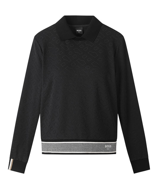 BOSS GOLF　 FA W Double B JQD LS Polo |  ダブルBロゴ 長袖ポロシャツ