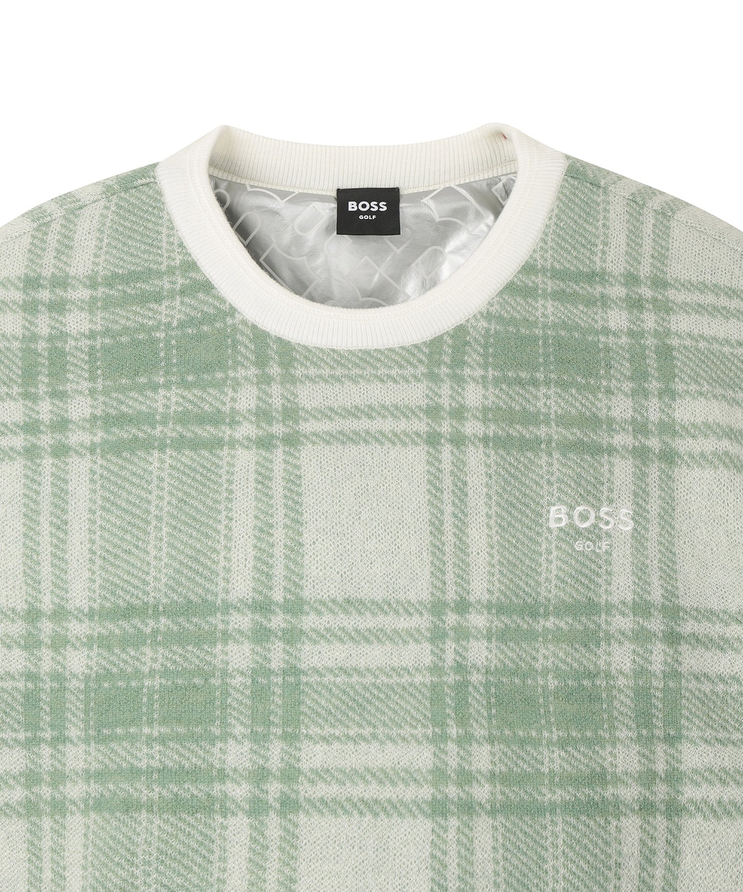 WT M Check Pattern Sweater, WP | チェック パターン バンピング スウェーター