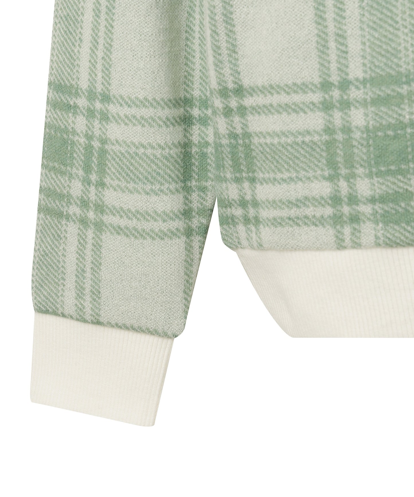 WT M Check Pattern Sweater, WP | チェック パターン バンピング スウェーター