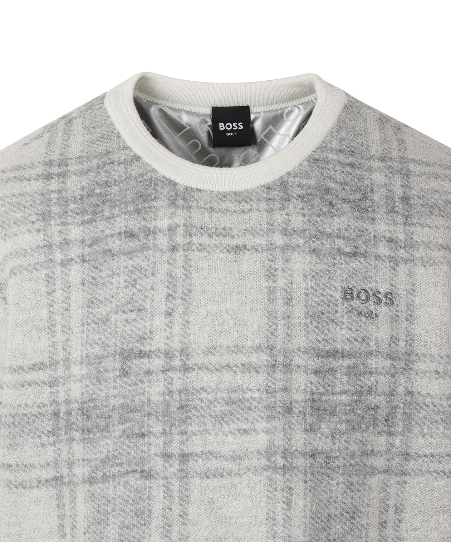 WT M Check Pattern Sweater, WP | チェック パターン バンピング スウェーター