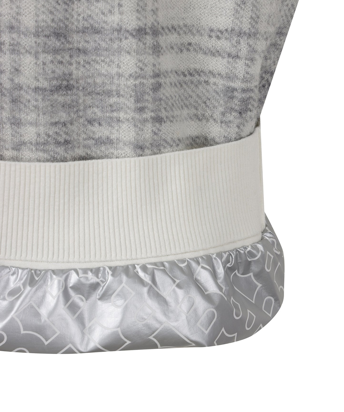 WT M Check Pattern Sweater, WP | チェック パターン バンピング スウェーター