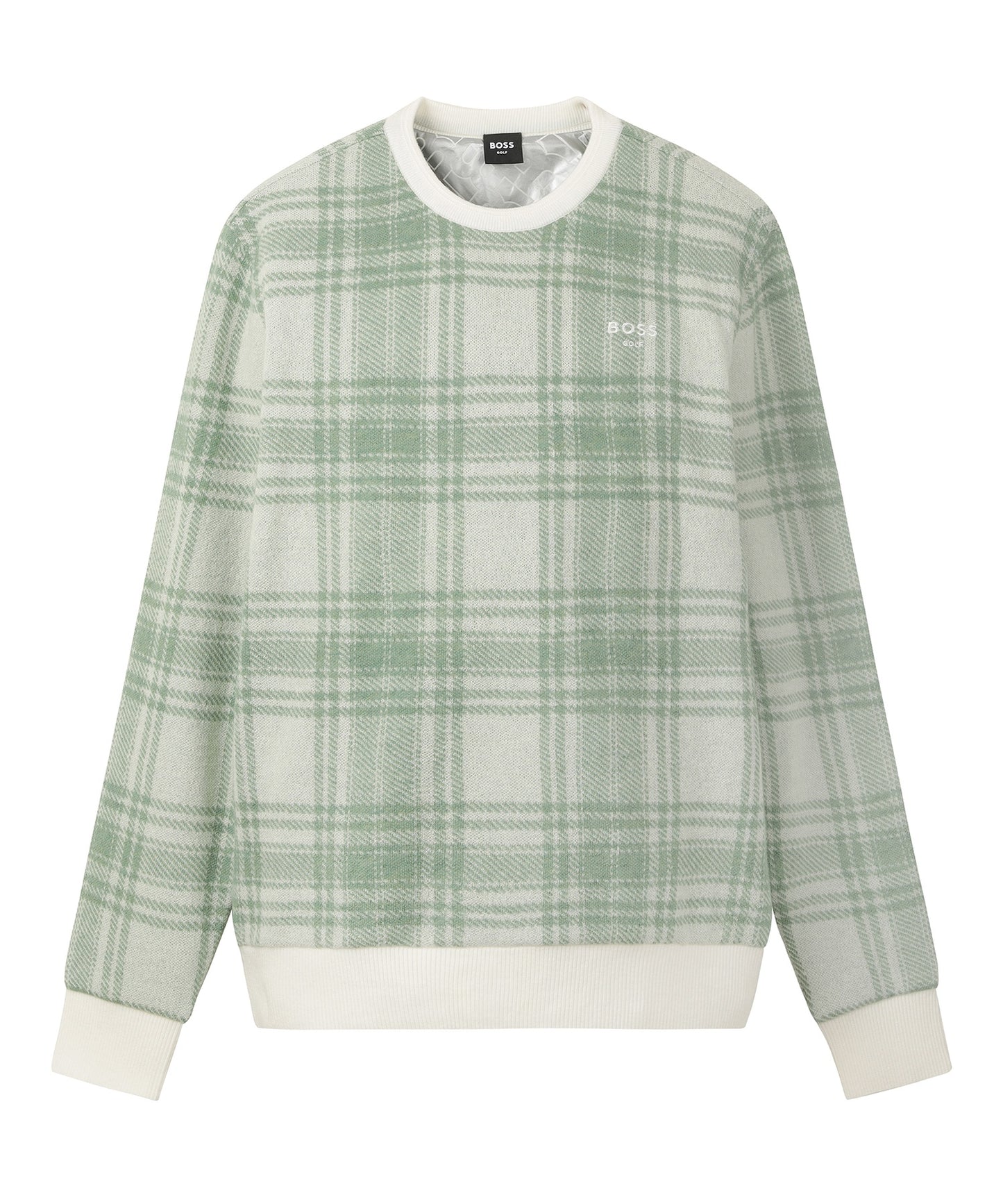 WT M Check Pattern Sweater, WP | チェック パターン バンピング スウェーター