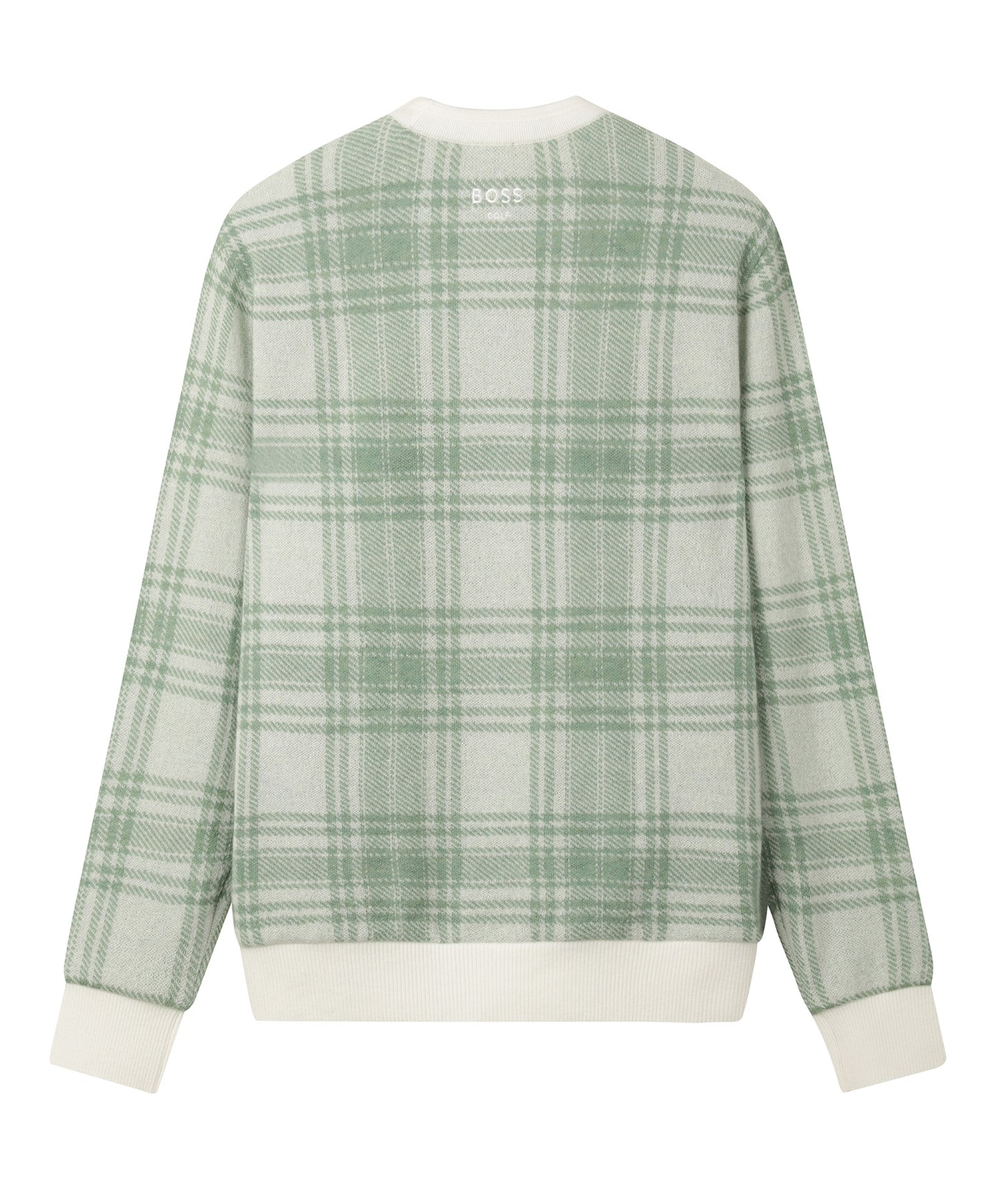WT M Check Pattern Sweater, WP | チェック パターン バンピング スウェーター