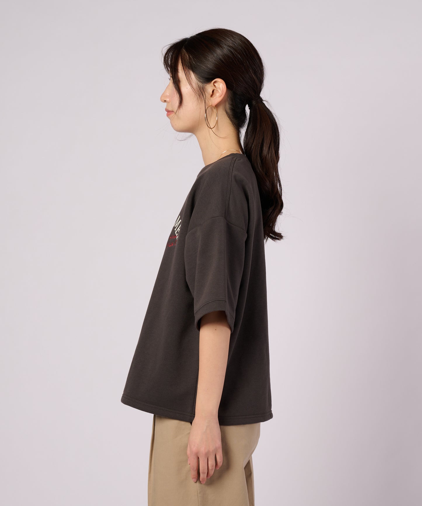 裏毛グラフィック プルオーバー