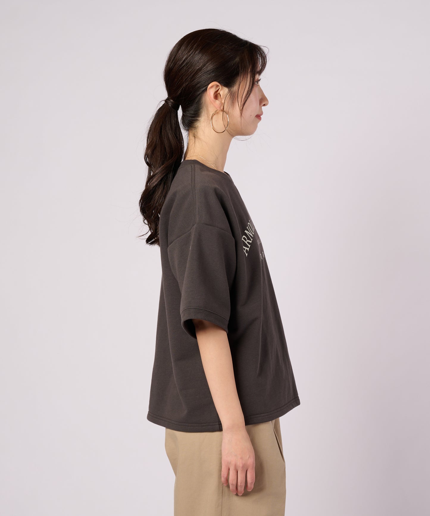 裏毛グラフィック プルオーバー