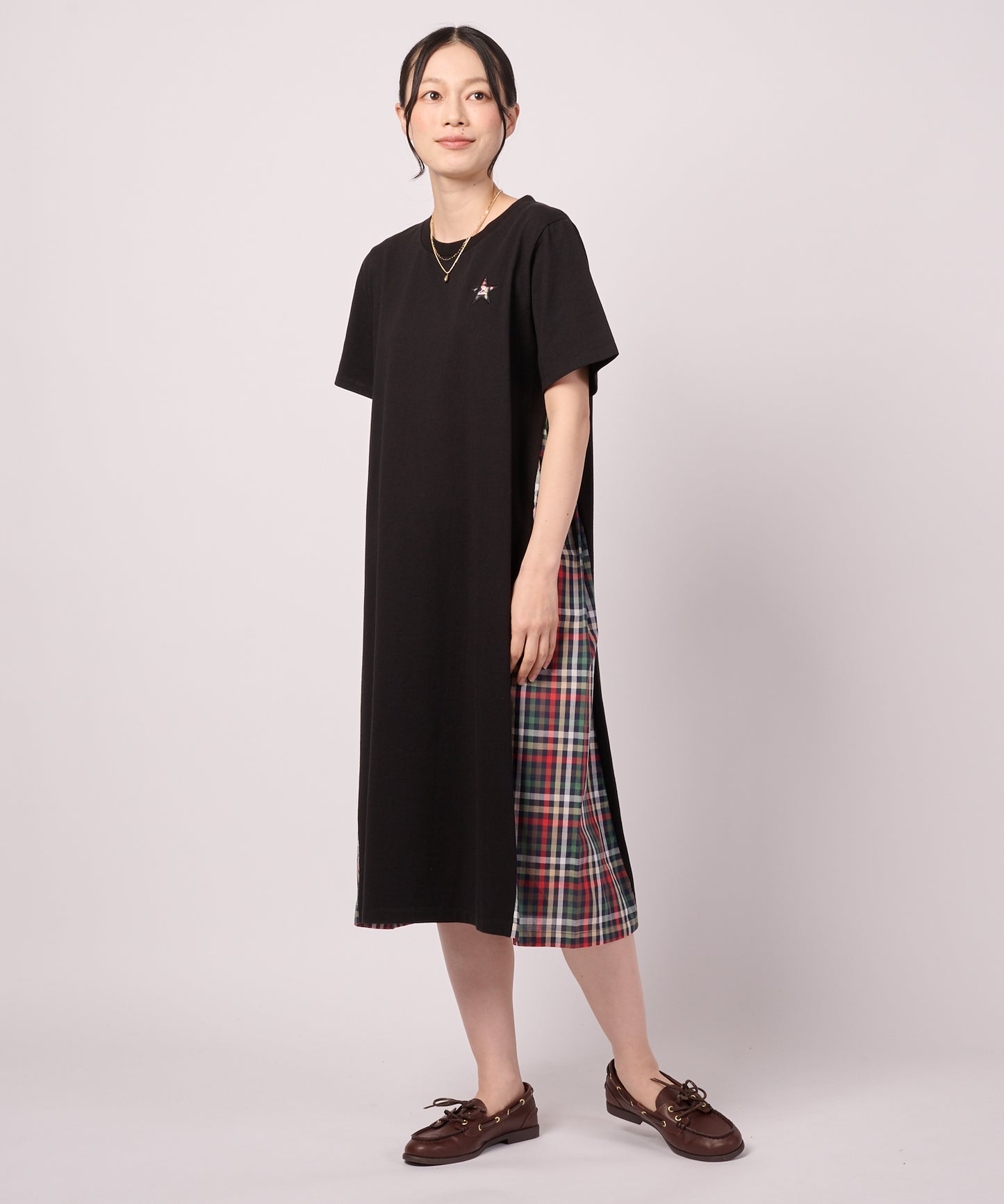 【レビューポイント対象アイテム】スターモチーフ ワンピース