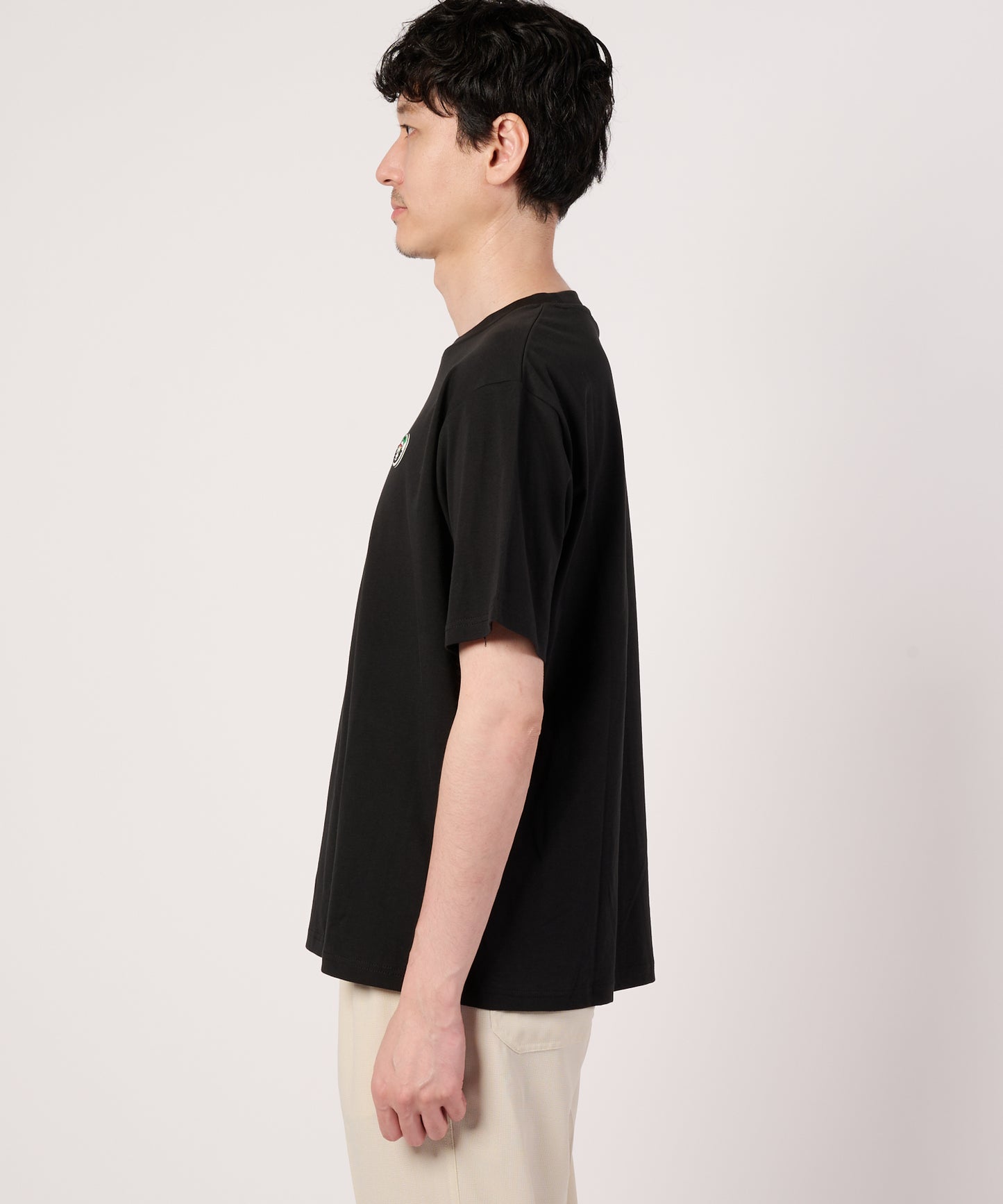 【接触冷感/UVカット】スムース　シェア　ワッペンTシャツ