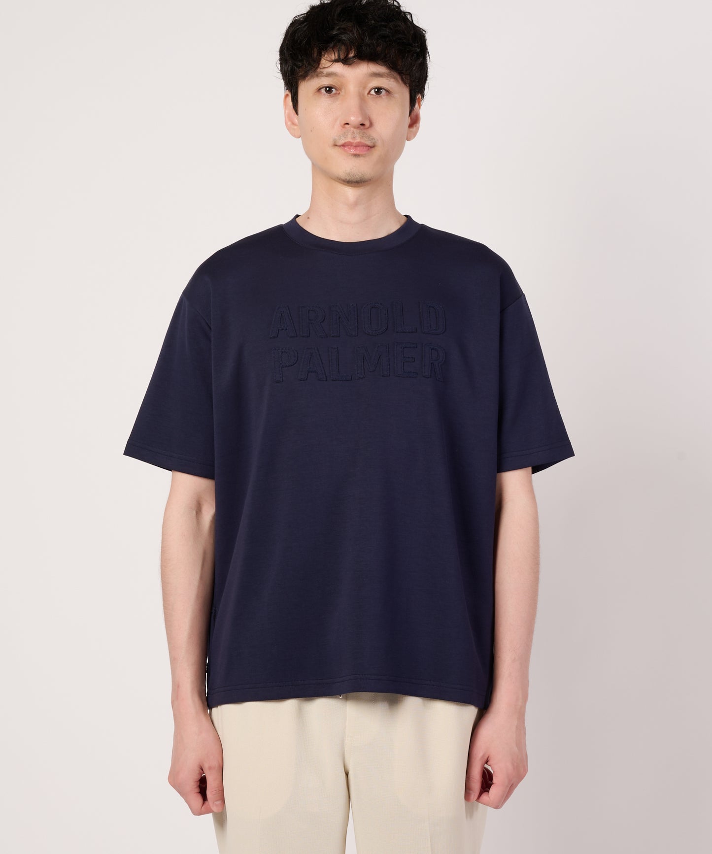 【接触冷感/UVカット】シルキーダンボール　シェア　ロゴTシャツ
