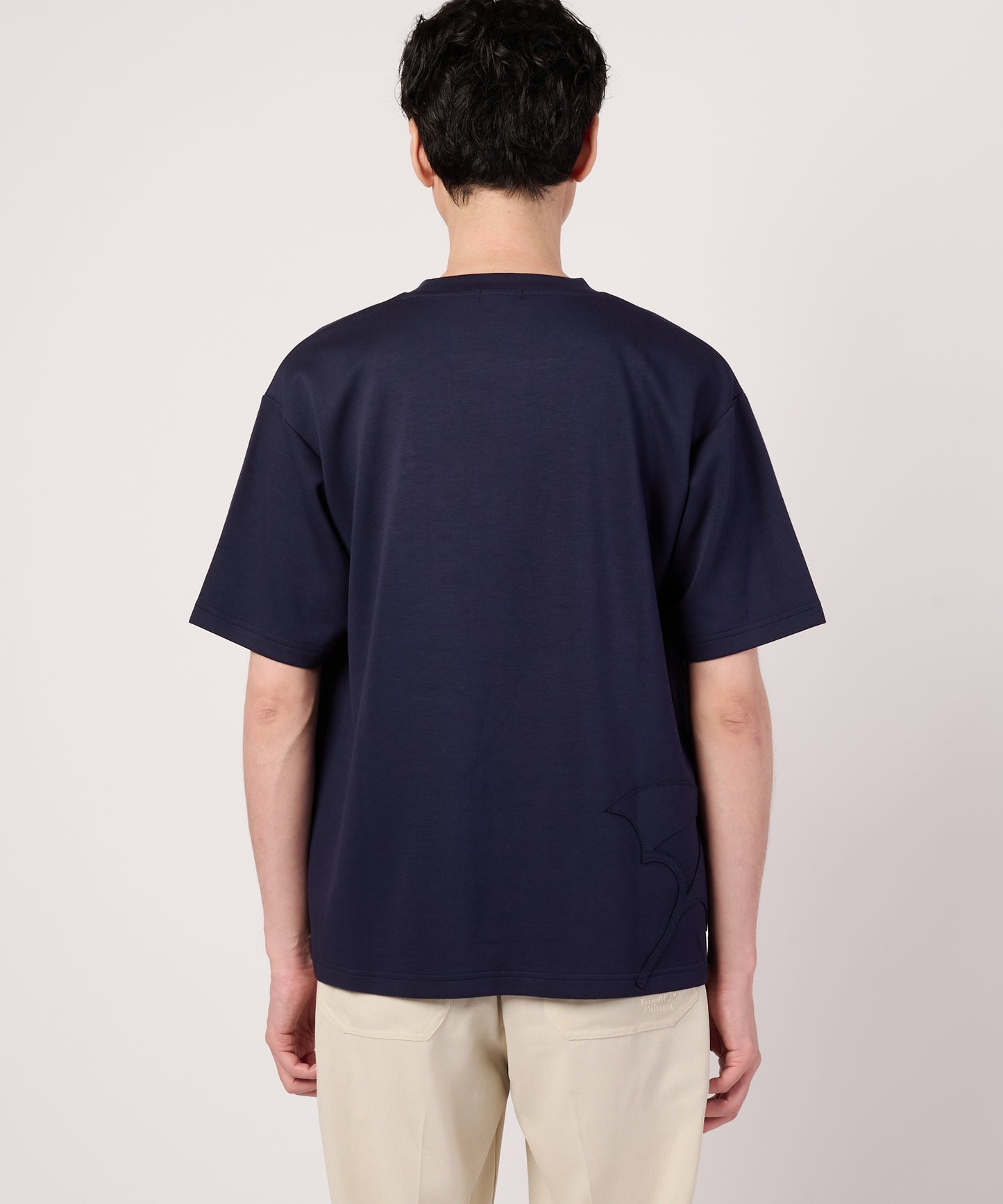 【接触冷感/UVカット】シルキーダンボール　シェア　ロゴTシャツ