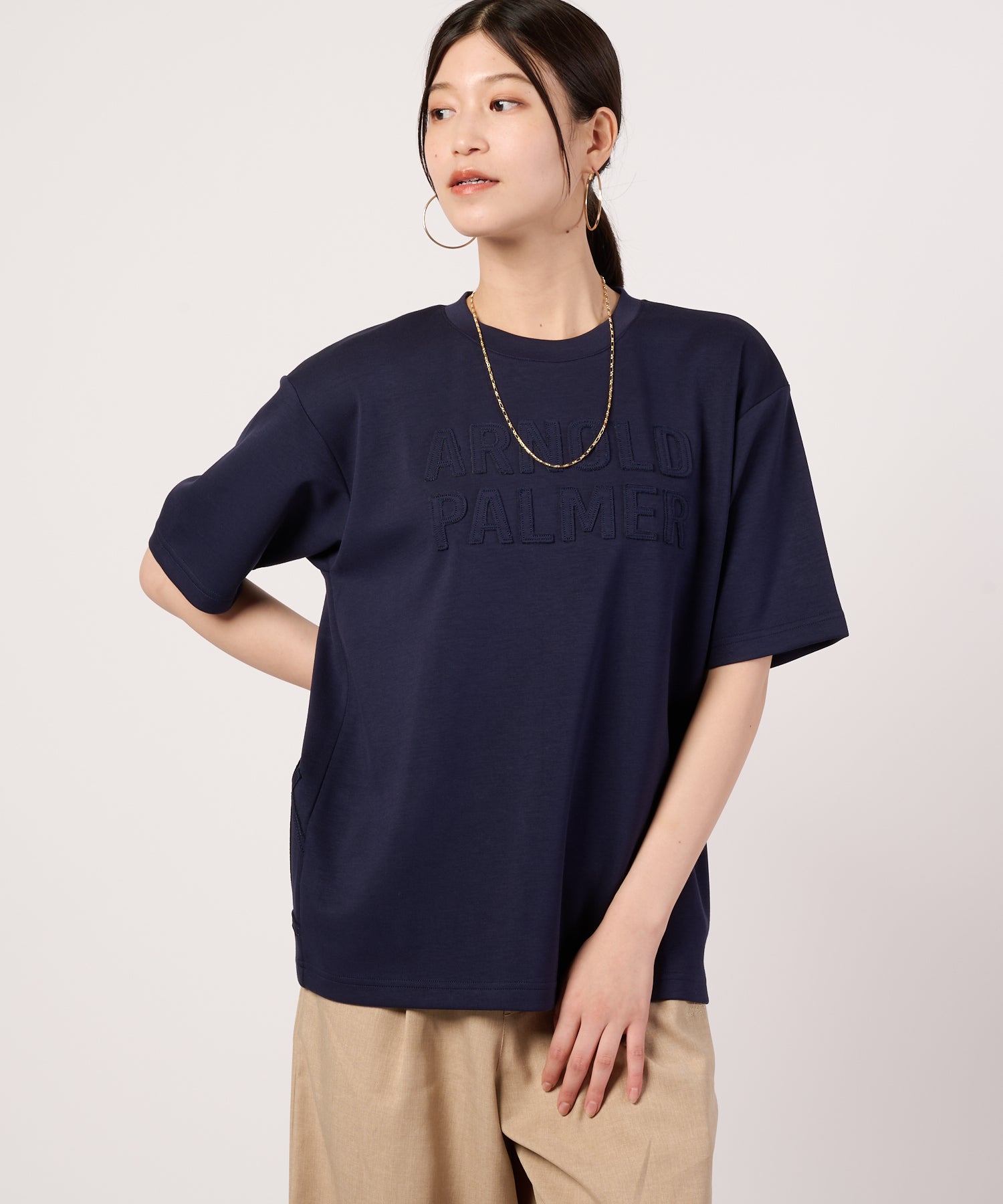 接触冷感/UVカット】シルキーダンボール シェア ロゴTシャツ（Tシャツ