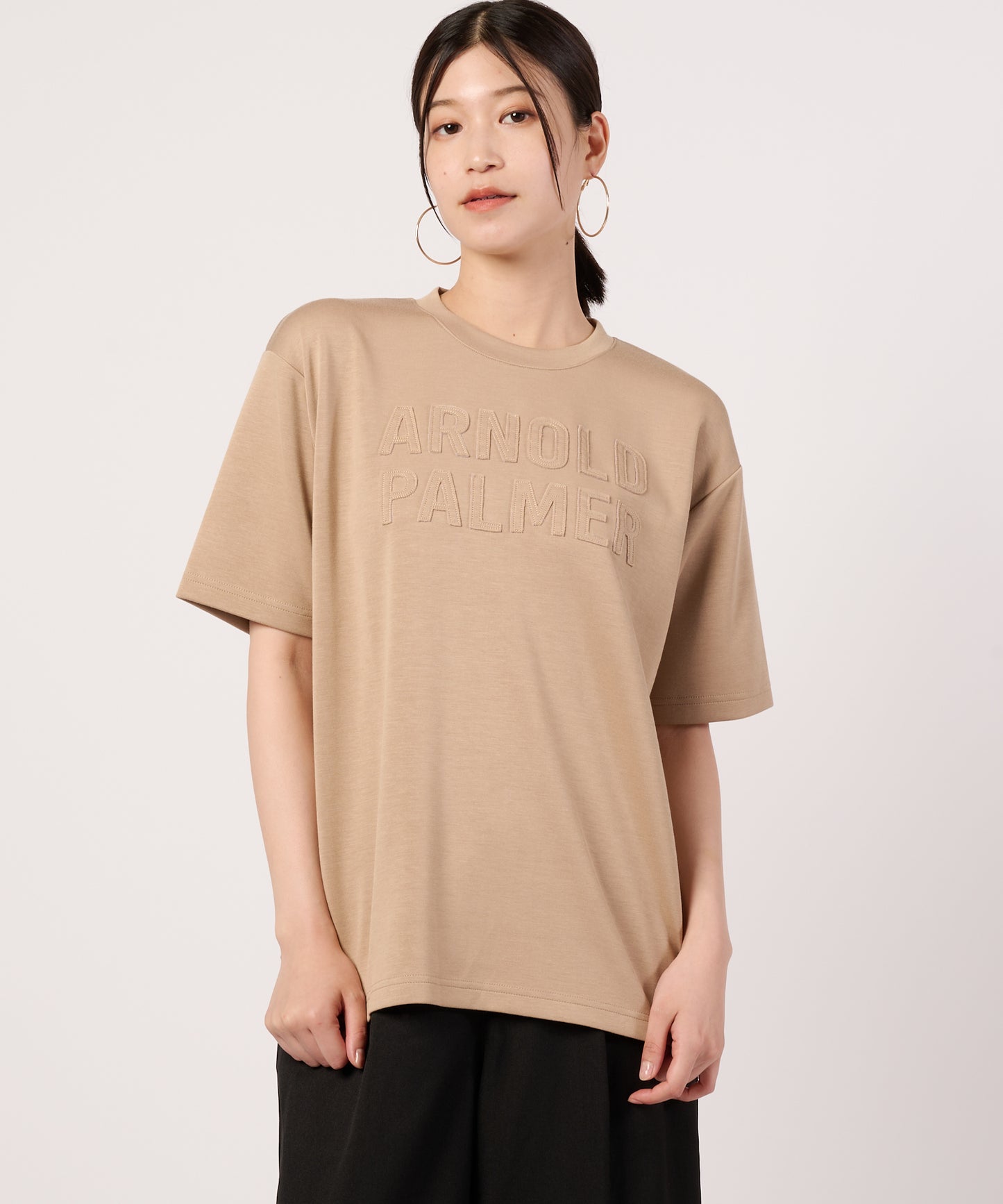 【接触冷感/UVカット】シルキーダンボール　シェア　ロゴTシャツ