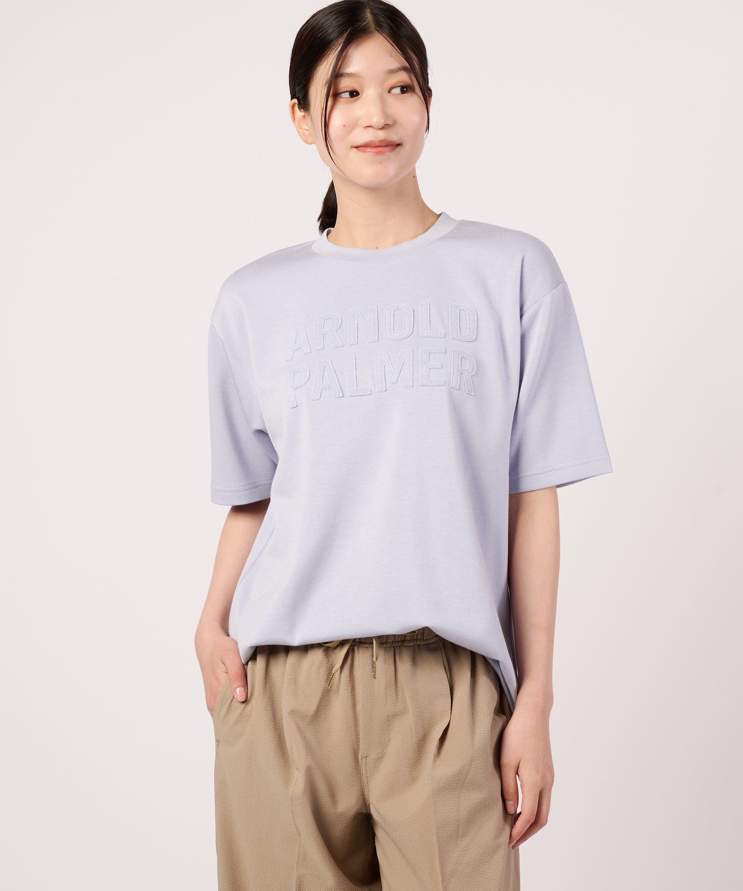 接触冷感/UVカット】シルキーダンボール シェア ロゴTシャツ（Tシャツ