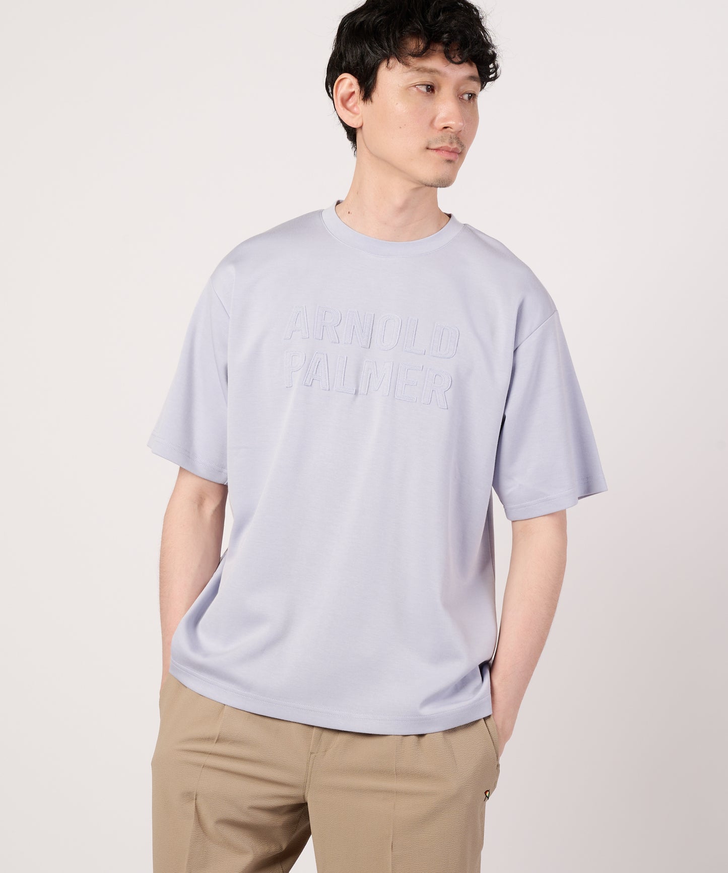 【接触冷感/UVカット】シルキーダンボール　シェア　ロゴTシャツ