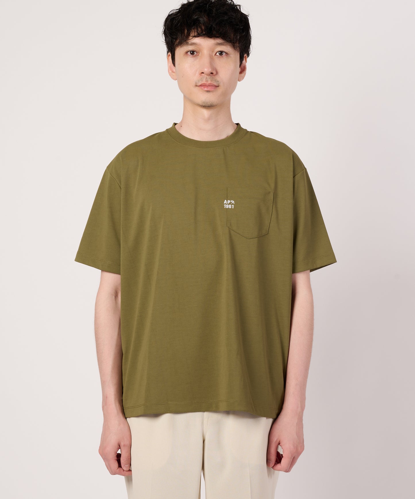 【予約アイテム】シェア　コットンタッチ　ミニマルロゴTシャツ