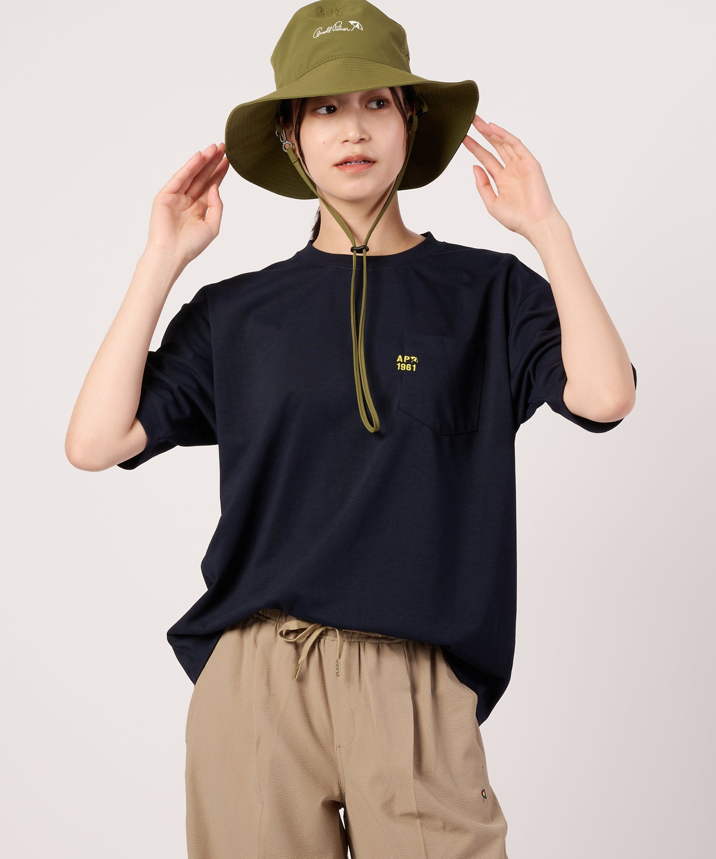 【予約アイテム】シェア　コットンタッチ　ミニマルロゴTシャツ