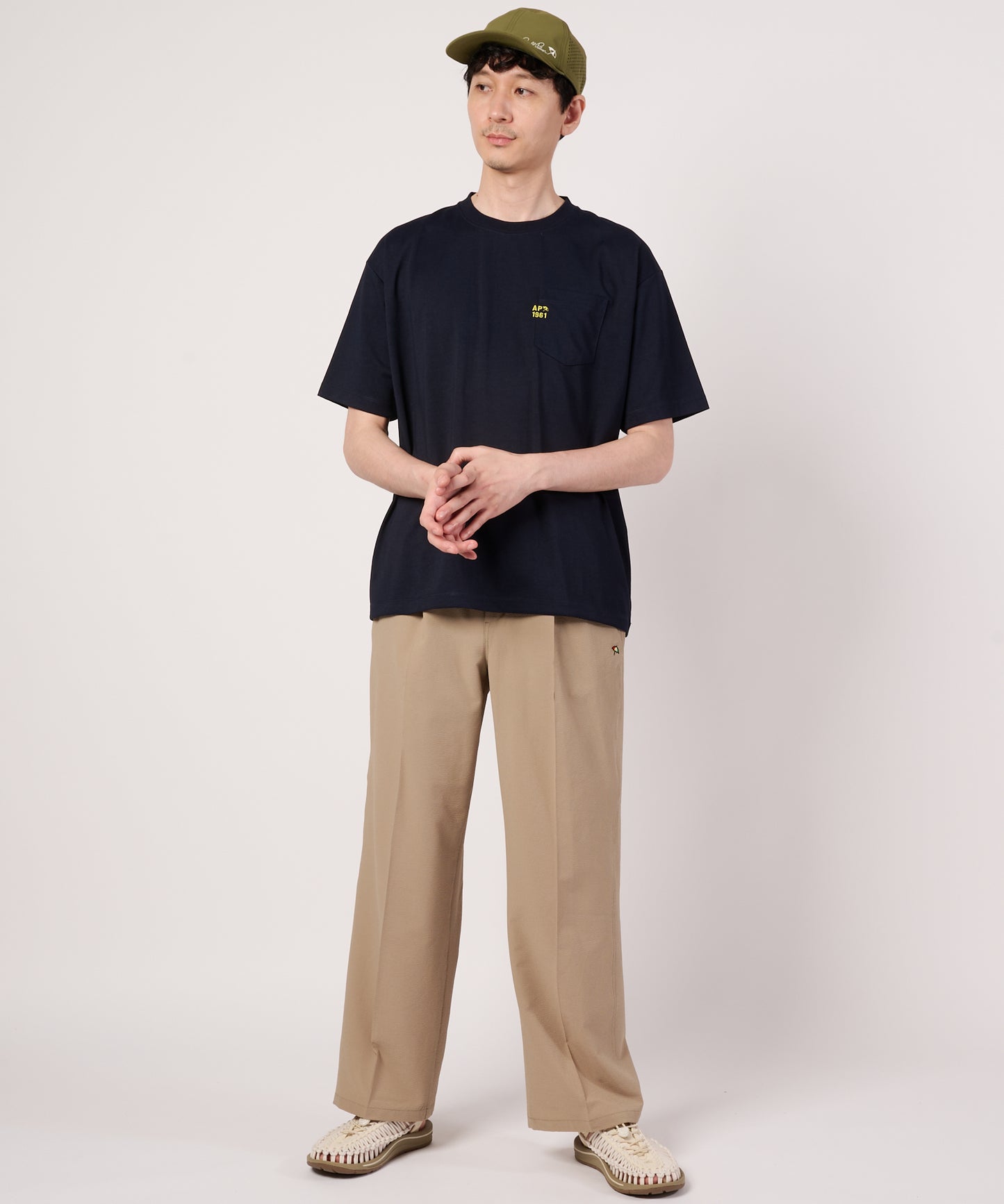 【予約アイテム】シェア　コットンタッチ　ミニマルロゴTシャツ