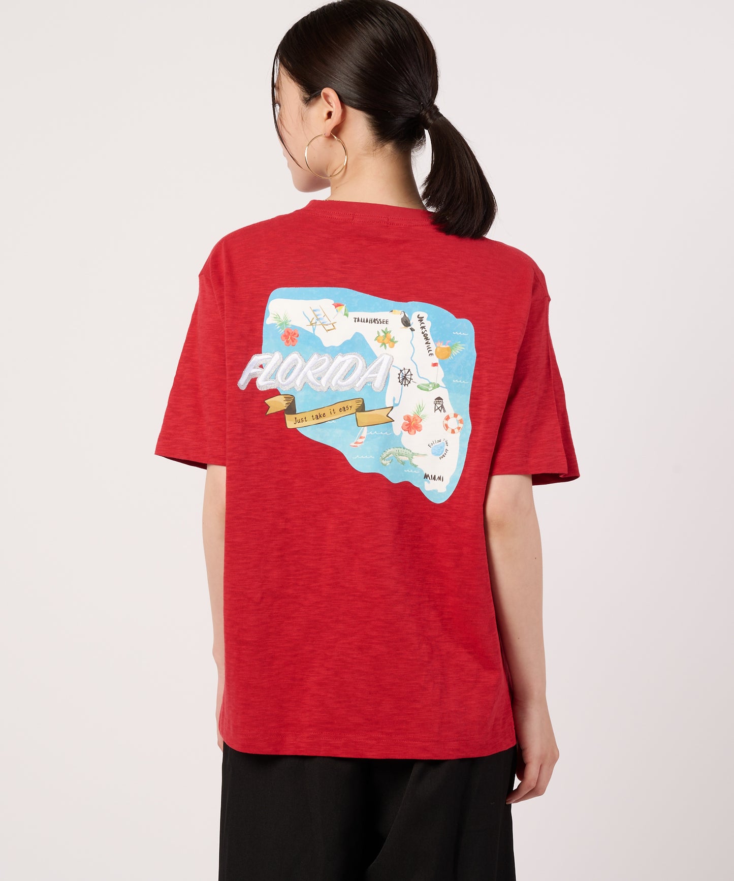 シェア　アロハモチーフTシャツ