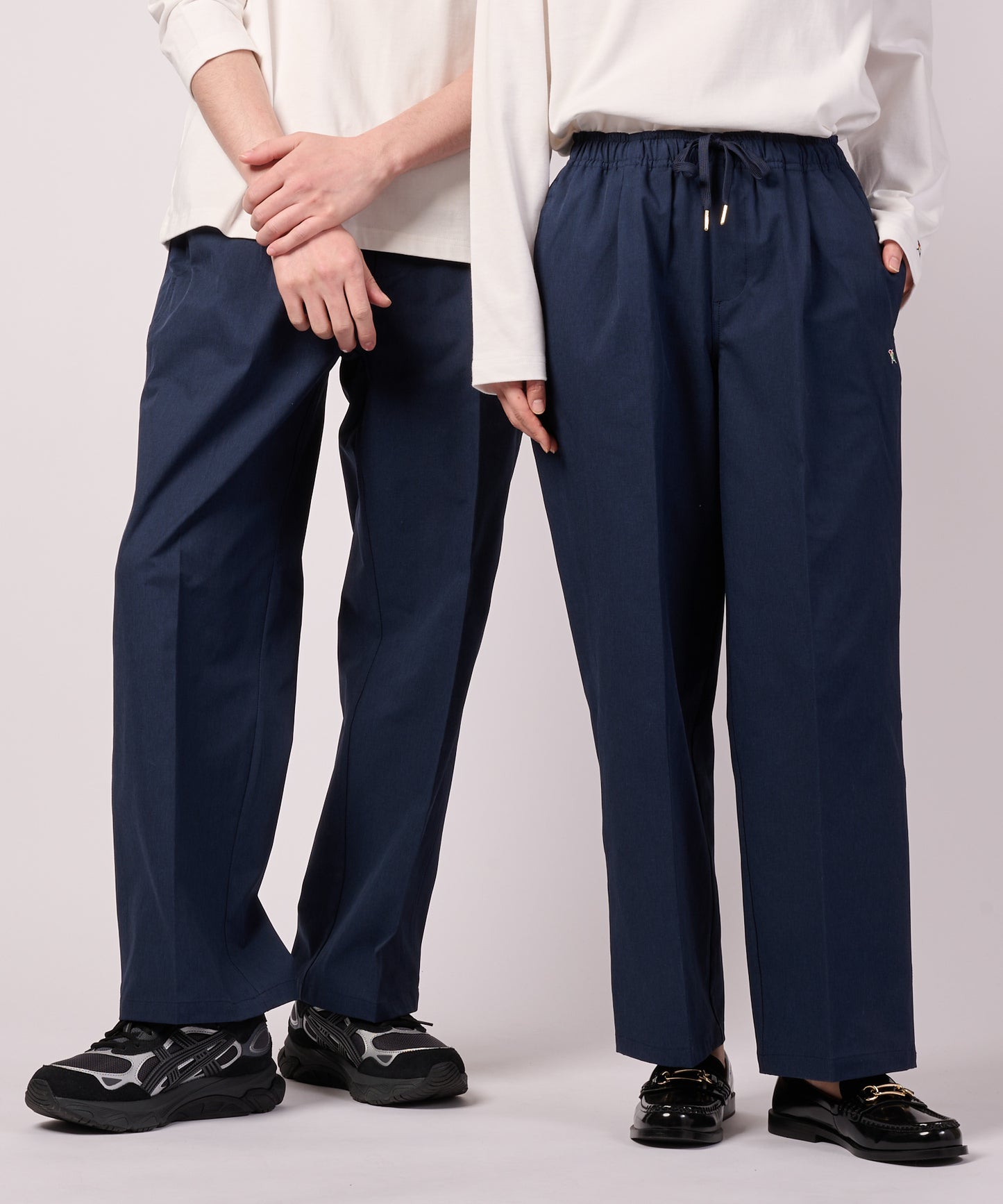 テックストレッチ シェア ワイドパンツ