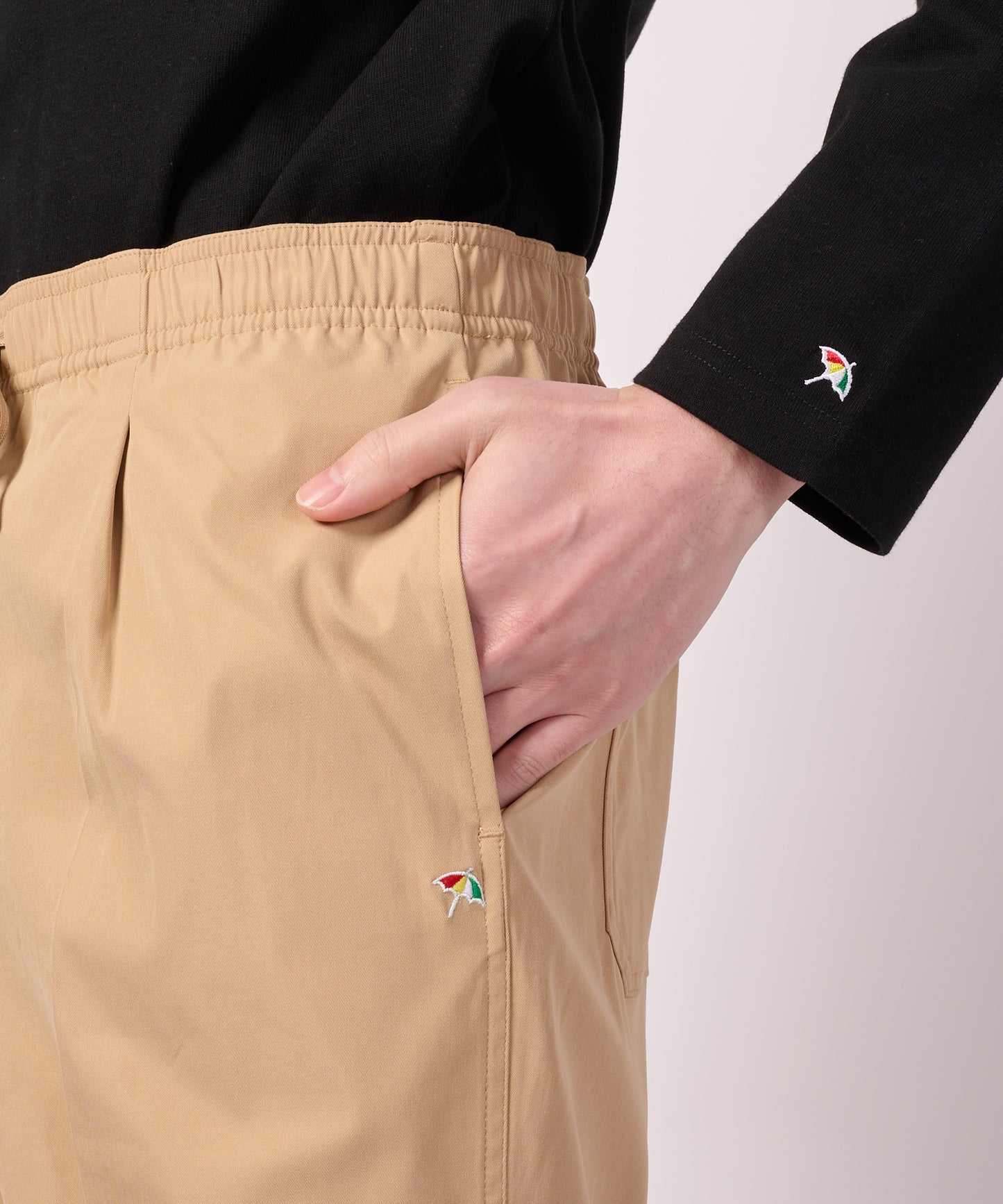 テックストレッチ シェア ワイドパンツ