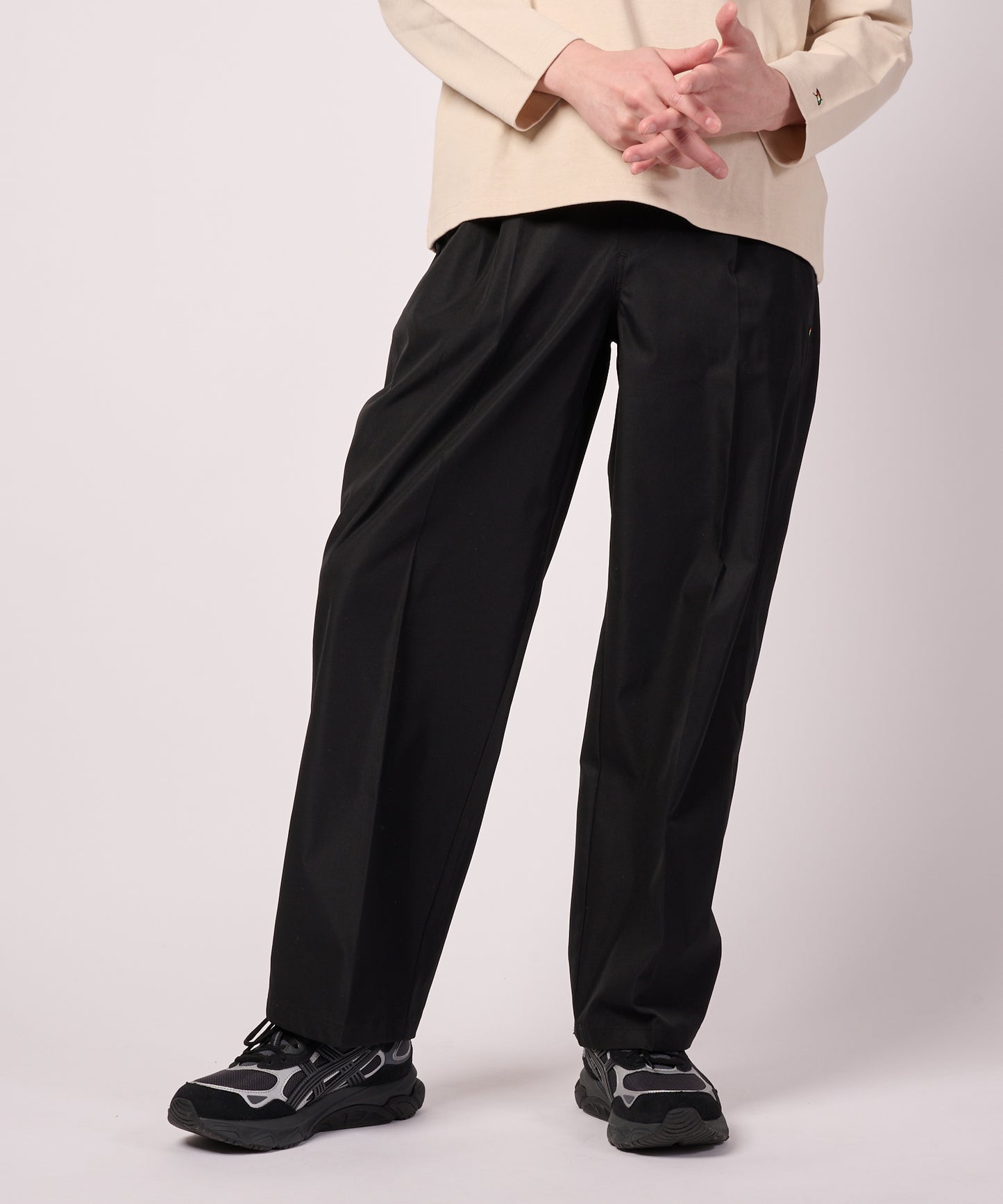 テックストレッチ シェア ワイドパンツ