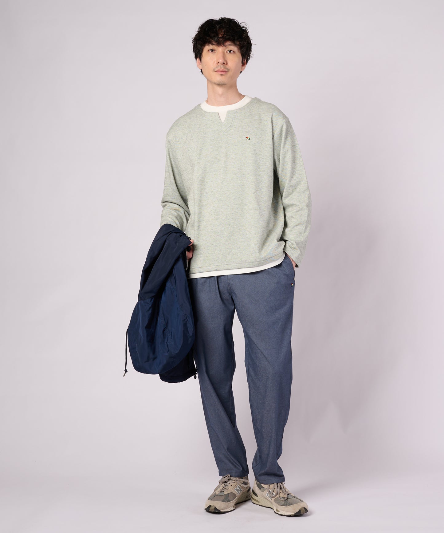 デニムライク ワンサイズパンツ