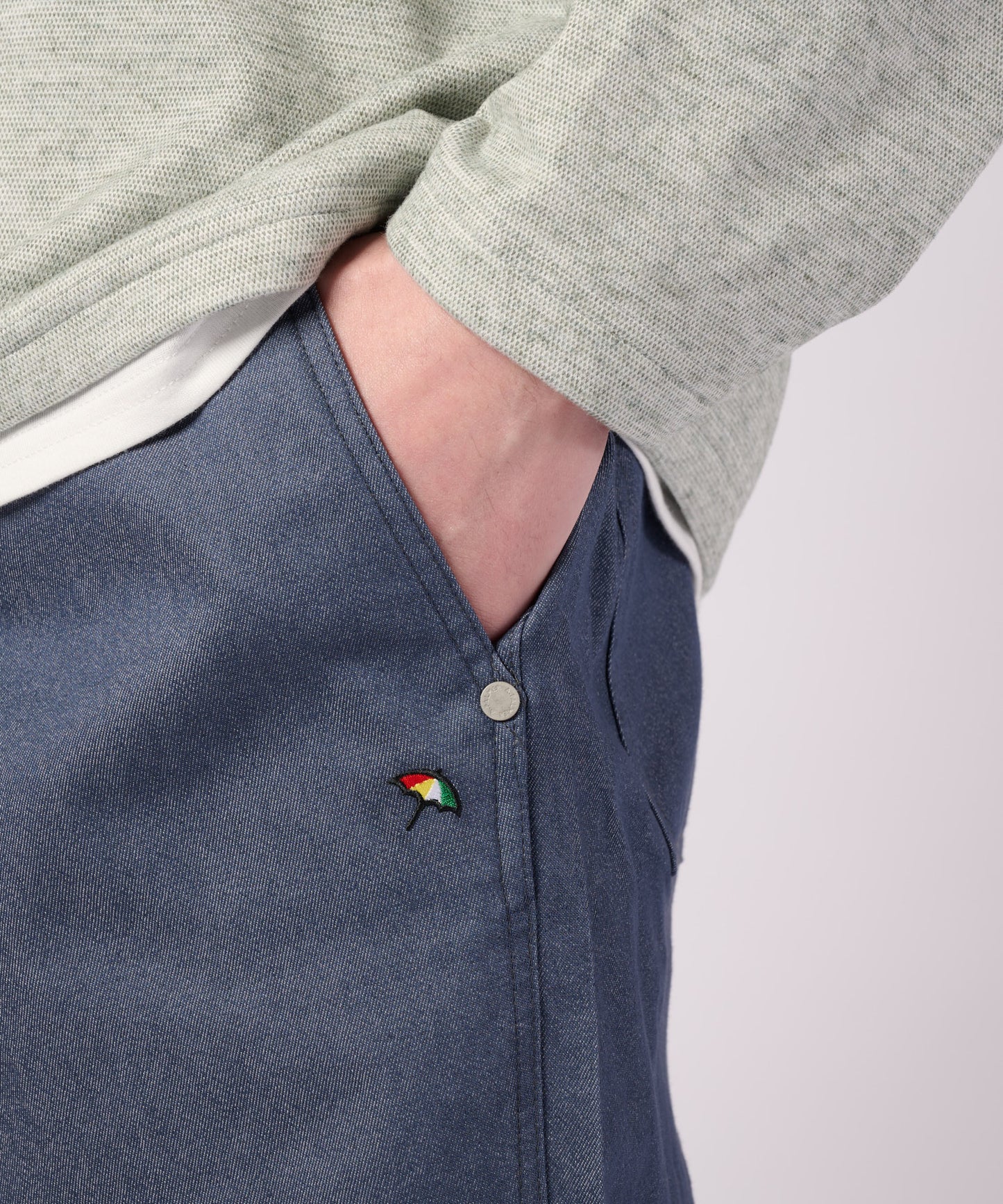 デニムライク ワンサイズパンツ