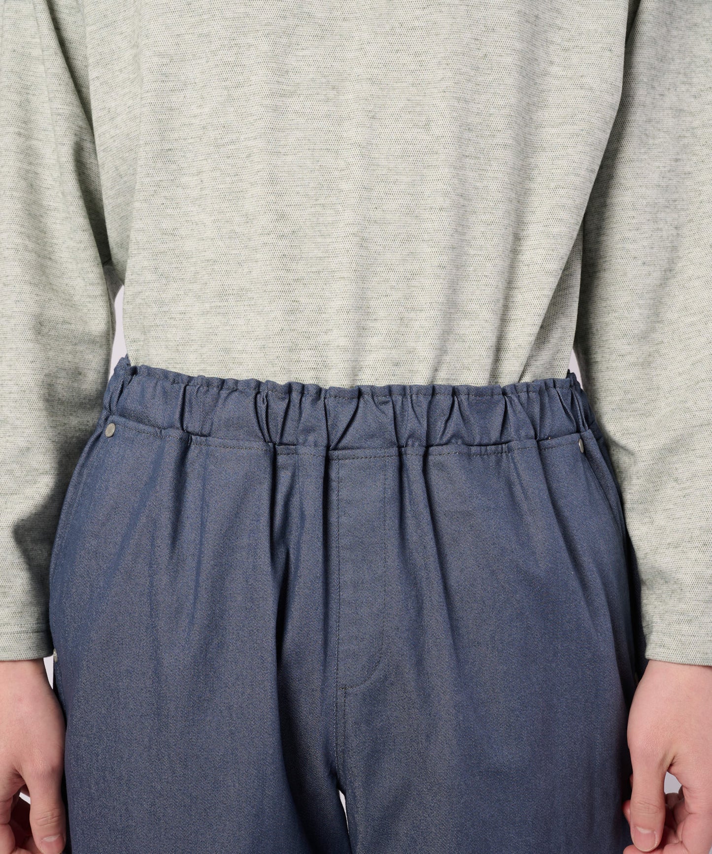 デニムライク ワンサイズパンツ