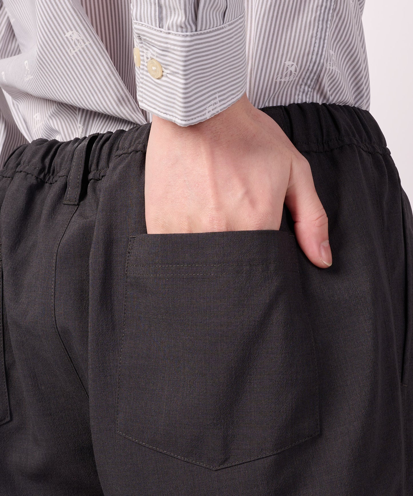リネンタッチ イージーパンツ