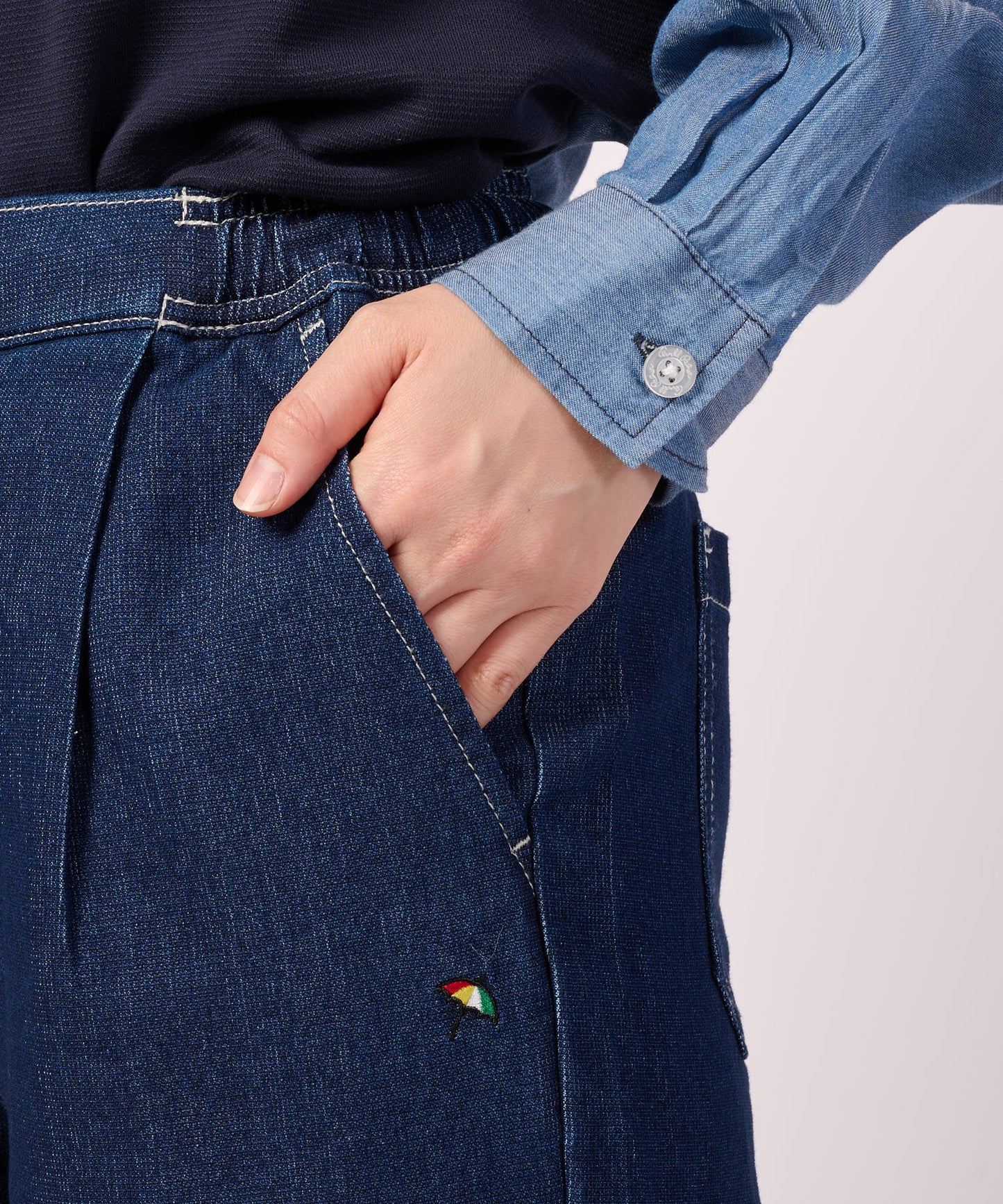 【LOFTAIRDENIM＆DUCK】イージー ストレートパンツ