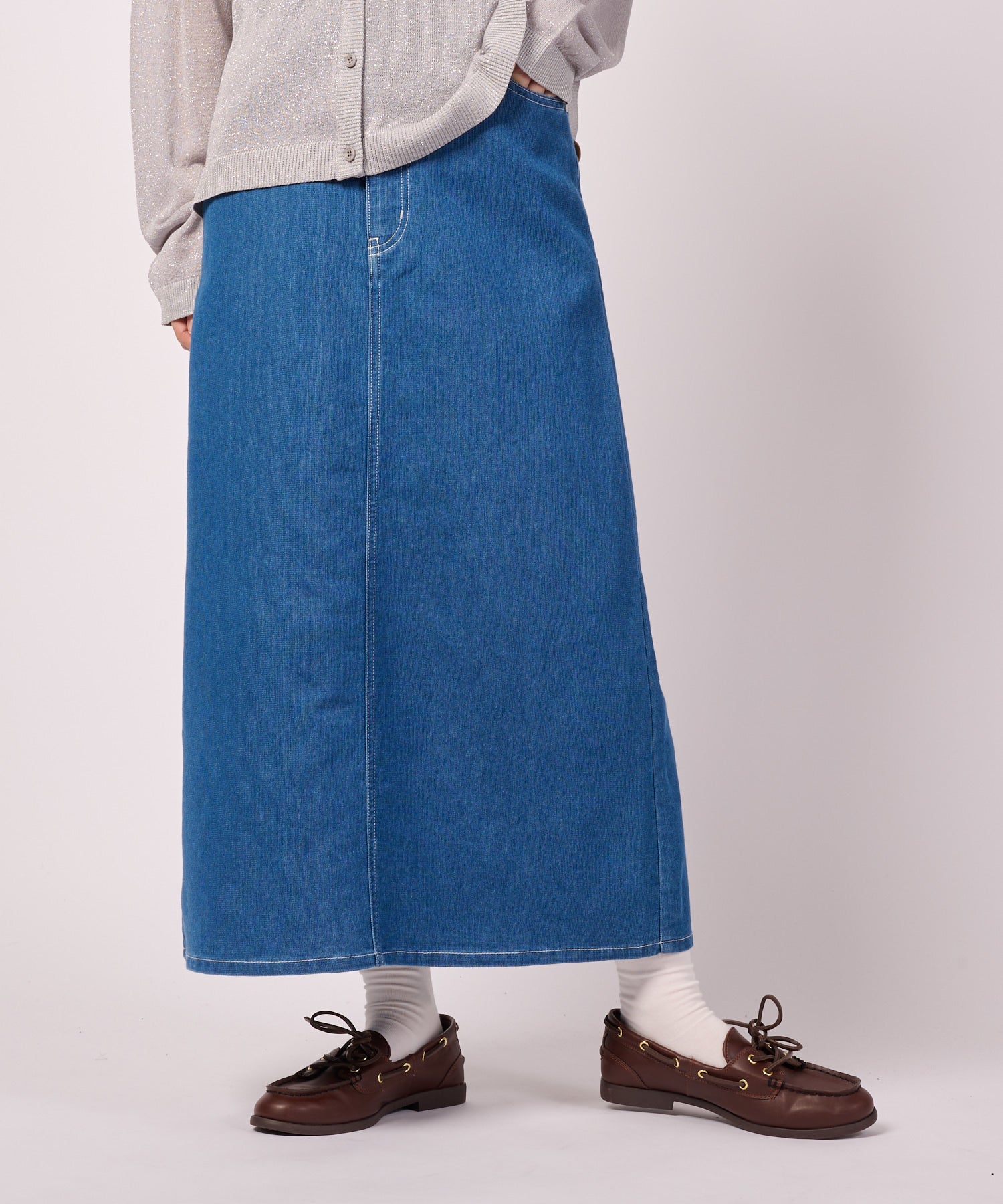 LOFT AIR DENIM&DUCK ナロースカート