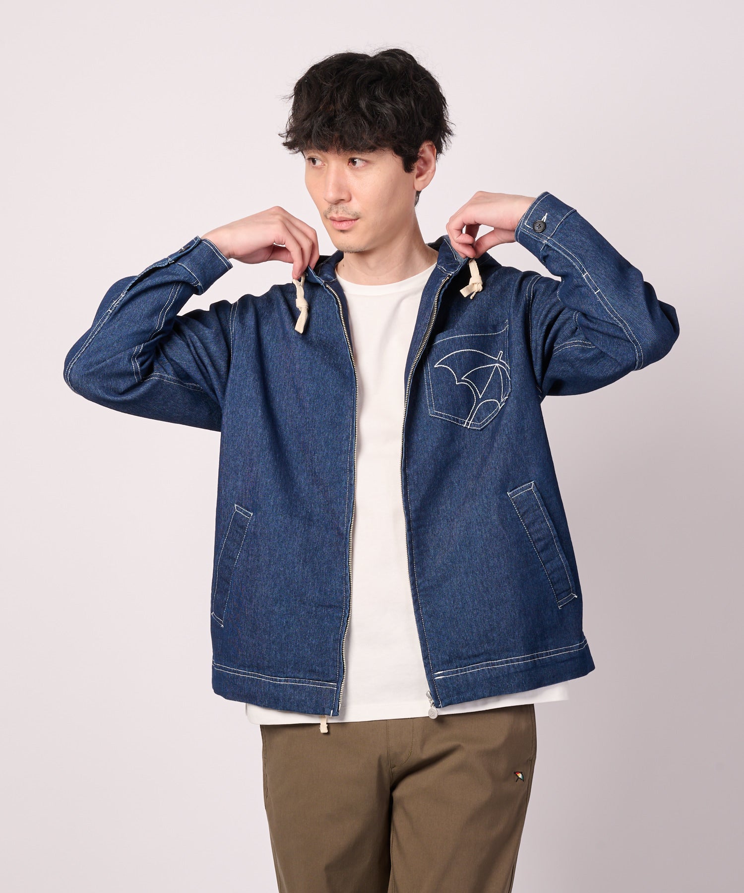 LOFTAIRDENIM＆DUCK】シェア フードジャケット（デニムジャケット/ユニ