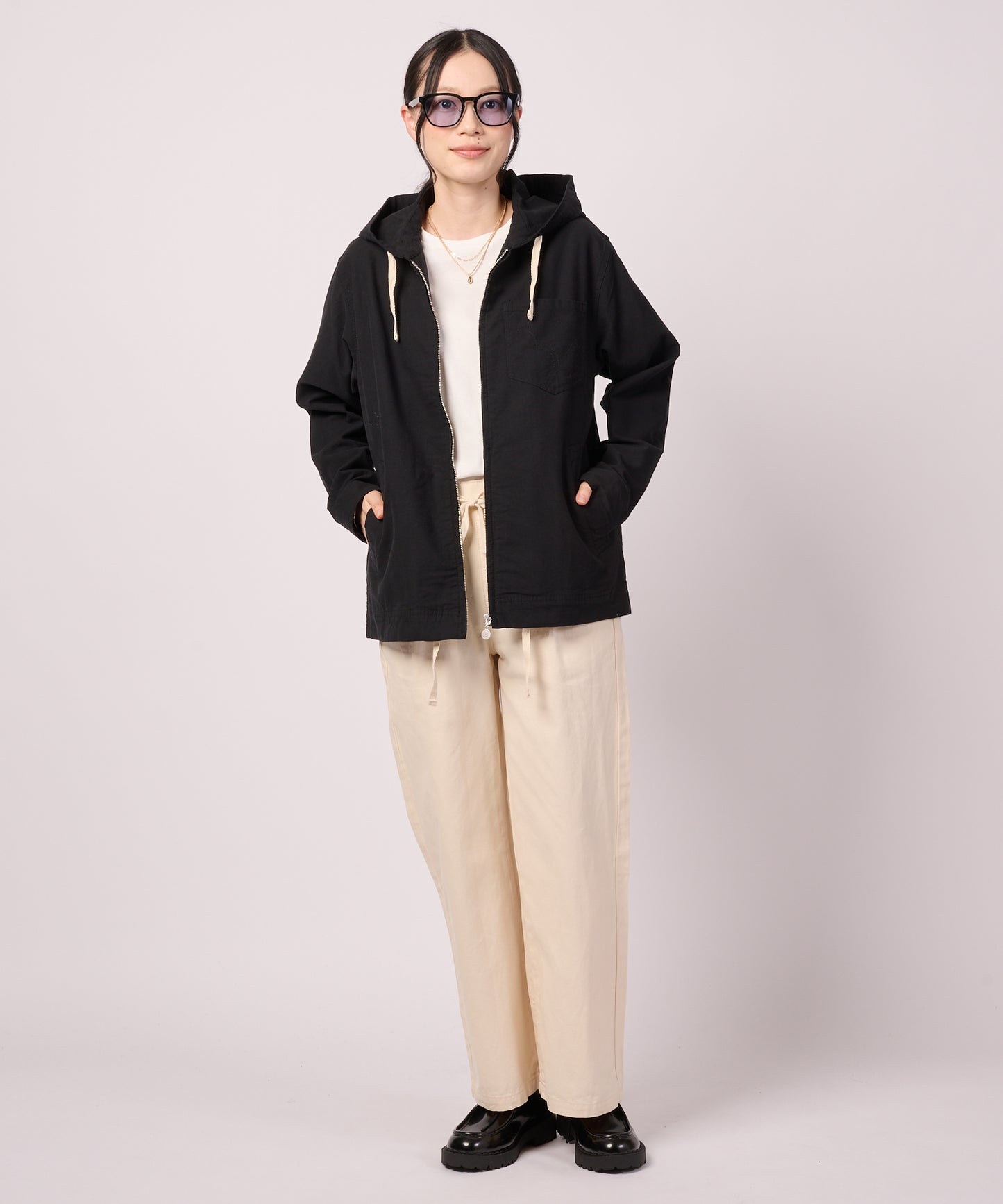 【LOFTAIRDENIM＆DUCK】シェア フードジャケット