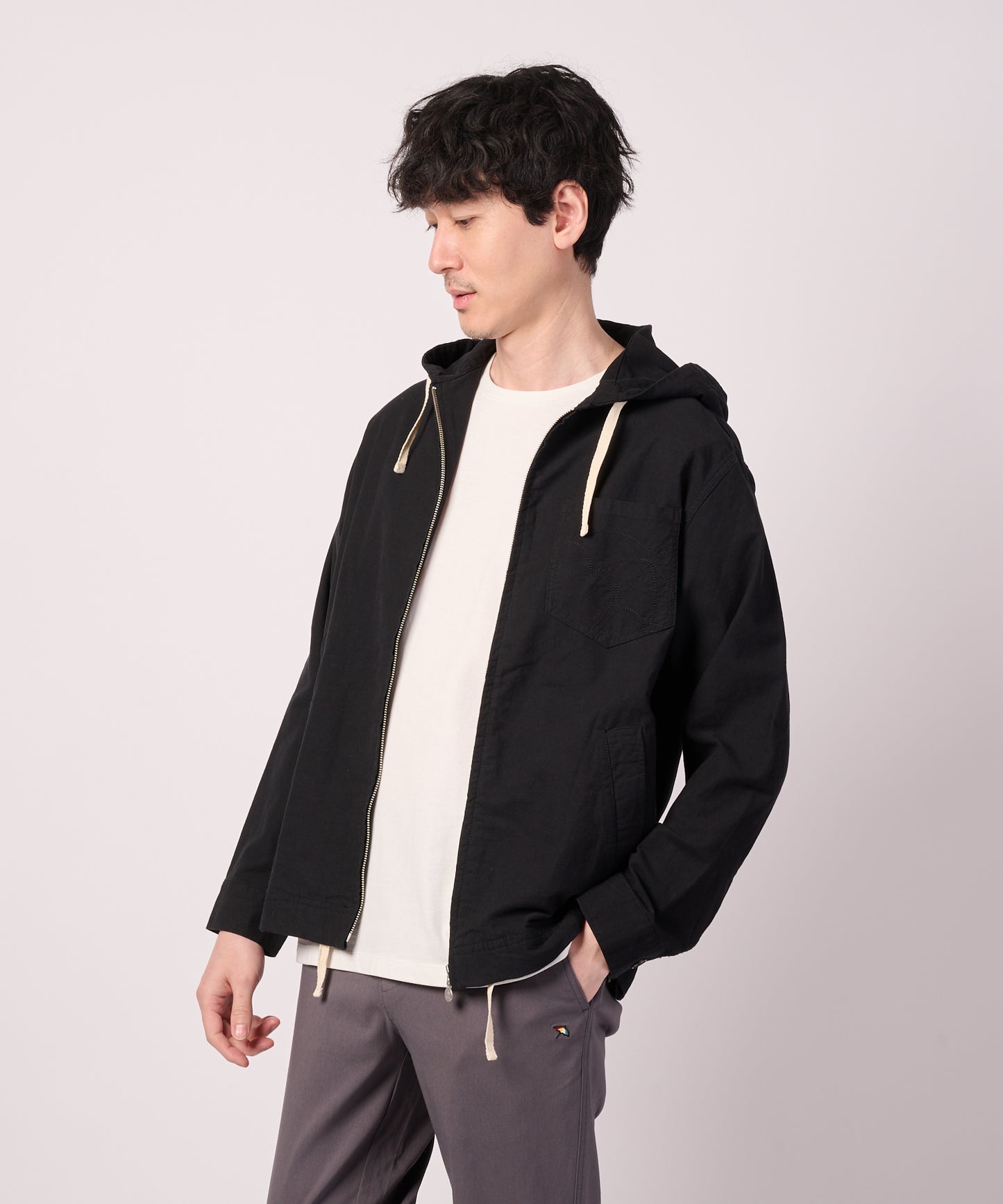 【LOFTAIRDENIM＆DUCK】シェア フードジャケット