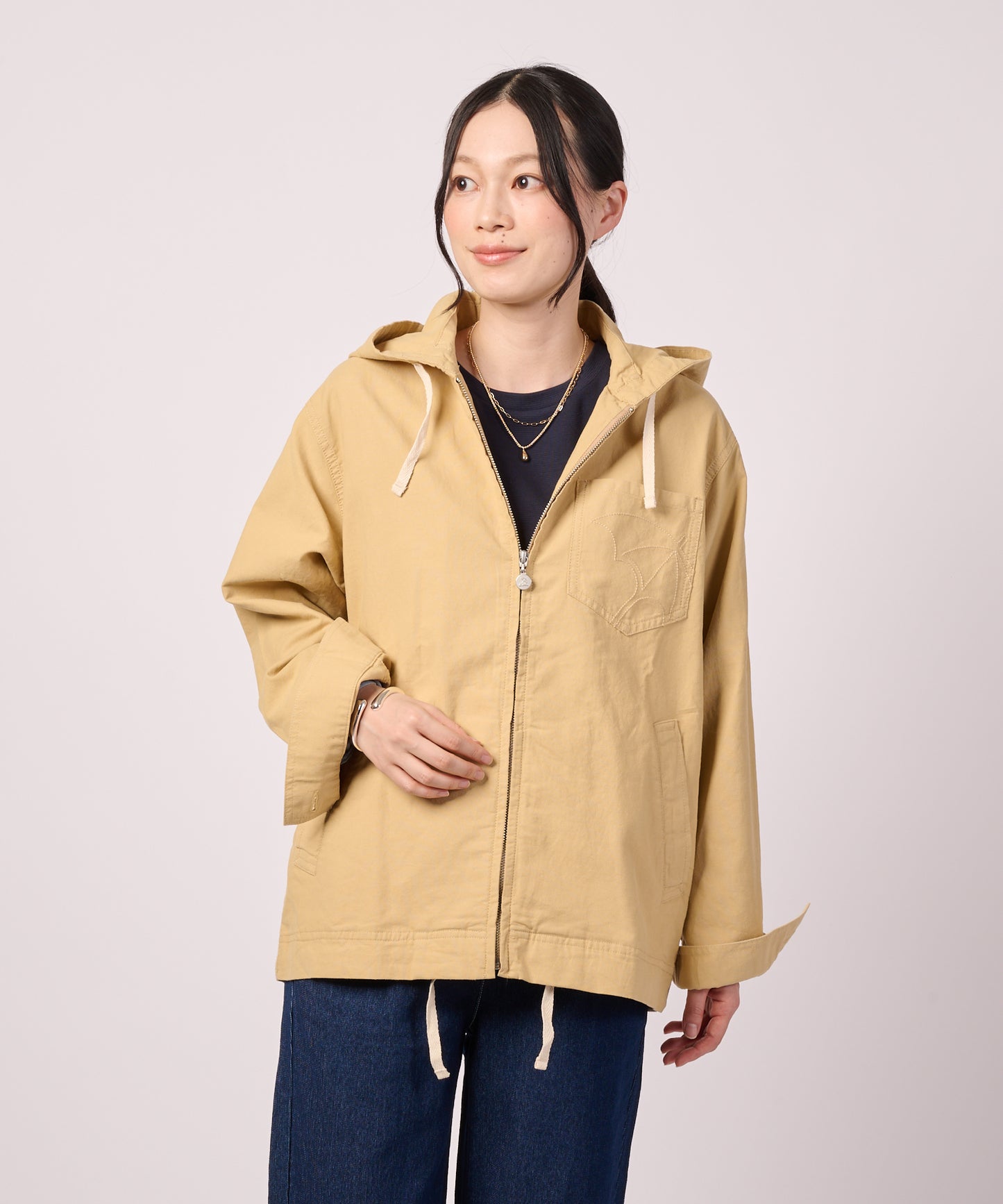 【LOFTAIRDENIM＆DUCK】シェア フードジャケット