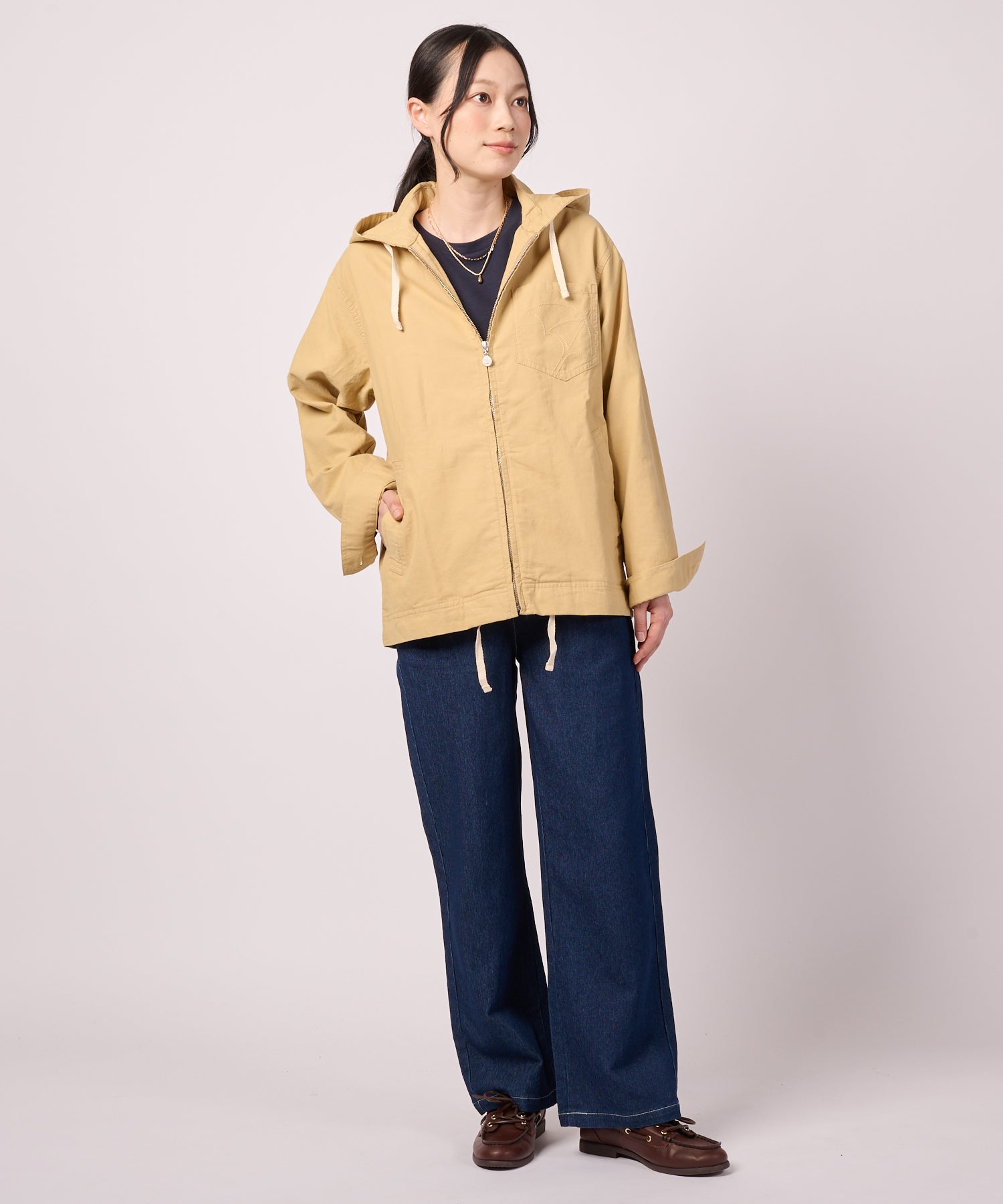 LOFTAIRDENIM＆DUCK】シェア フードジャケット（デニムジャケット/ユニ