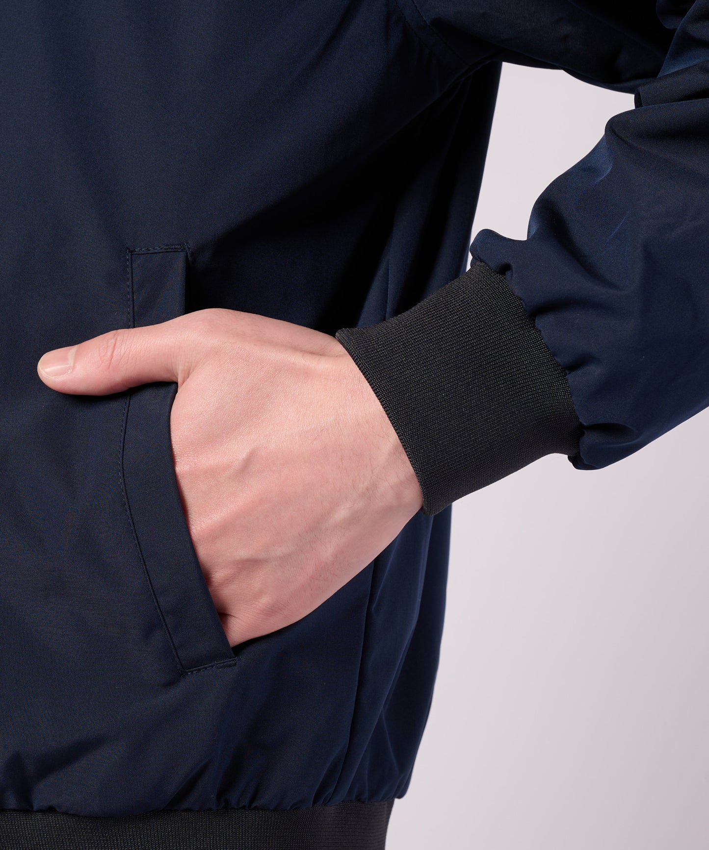 花粉ガード パーマーチェックライン シェア ショートブルゾン