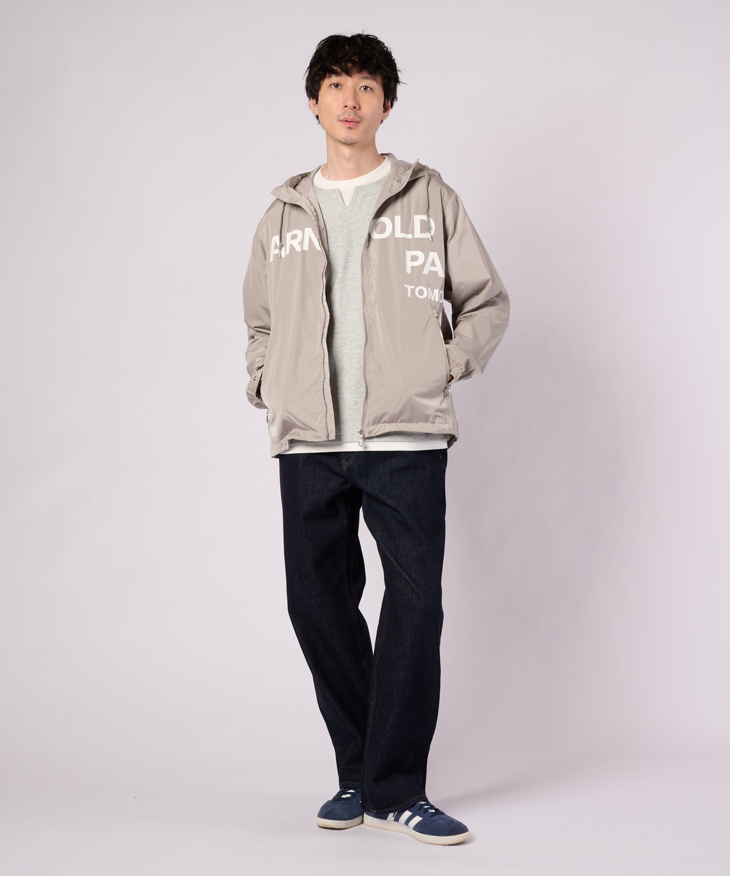 花粉ガード ロゴグラフィック フードパーカー（パーカー/メンズ