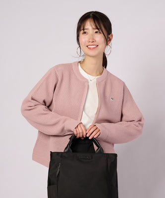 ZIPUP ニットカーディガン