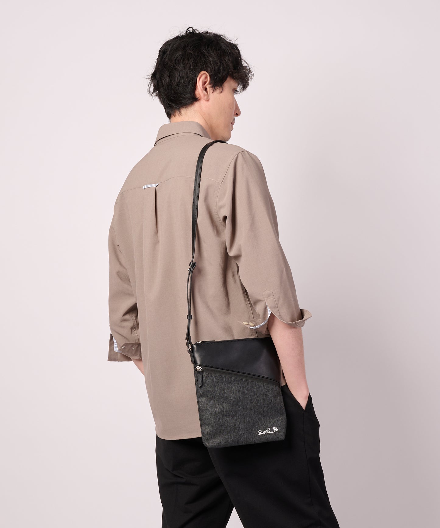 メランジ ミニ ショルダーバッグ