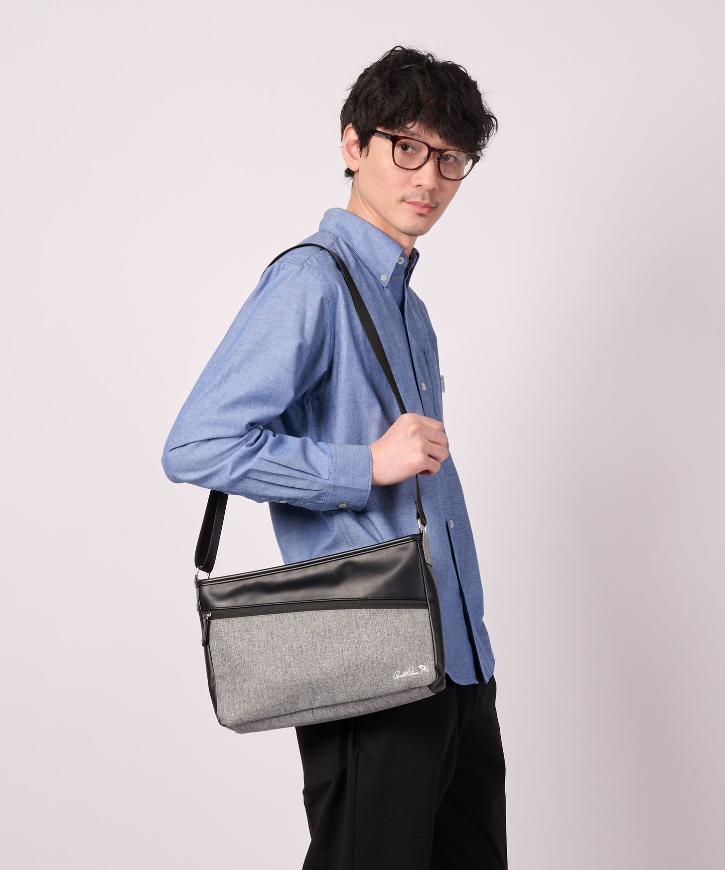 メランジ ショルダーバッグ