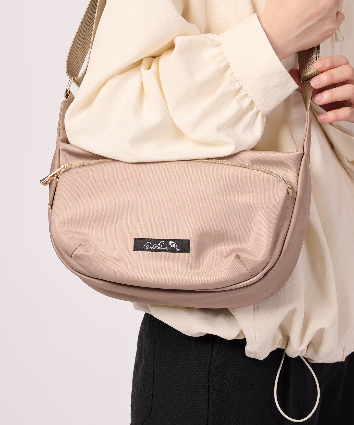 ポリエステル ラウンド ショルダーバッグ