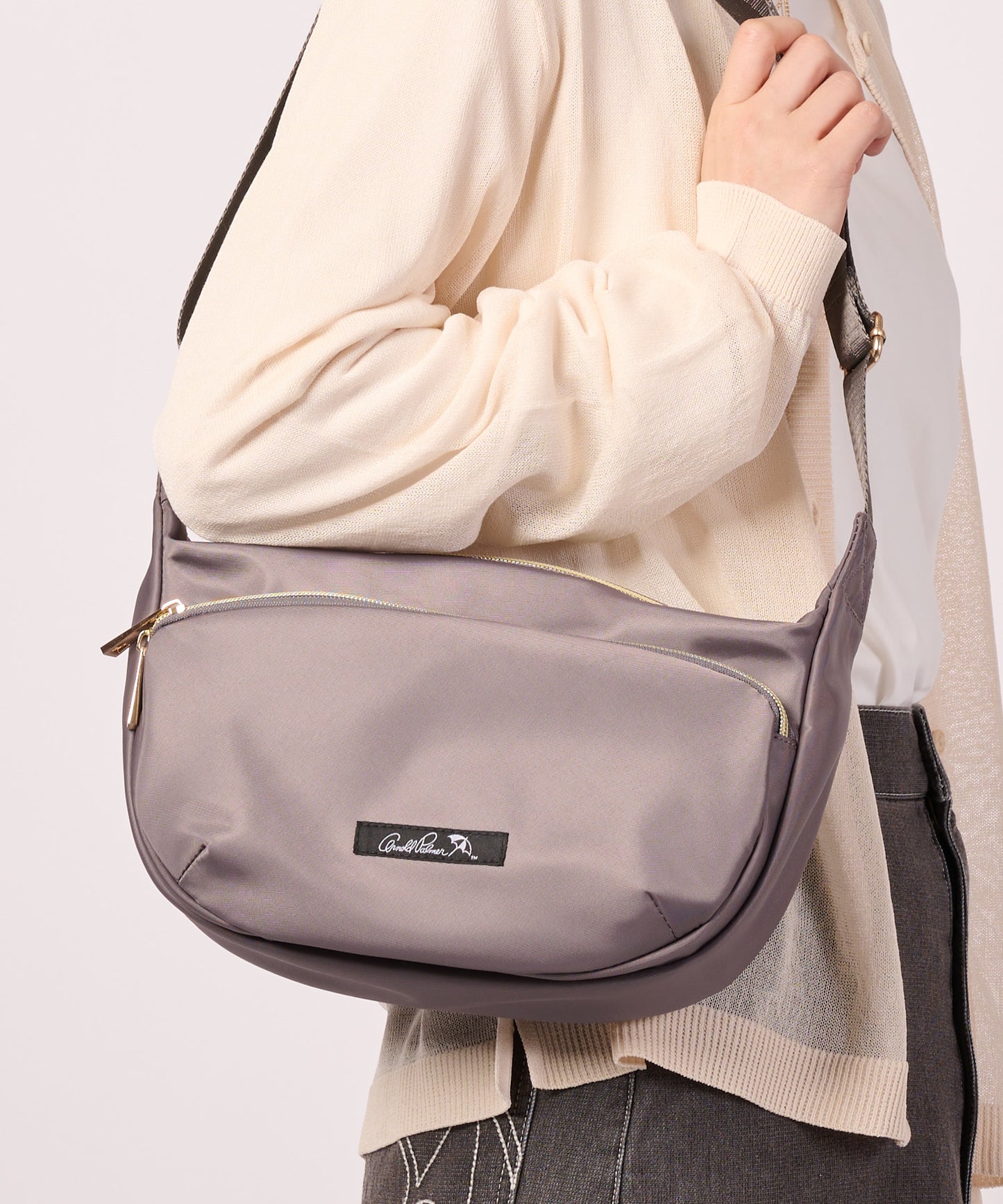 ポリエステル ラウンド ショルダーバッグ