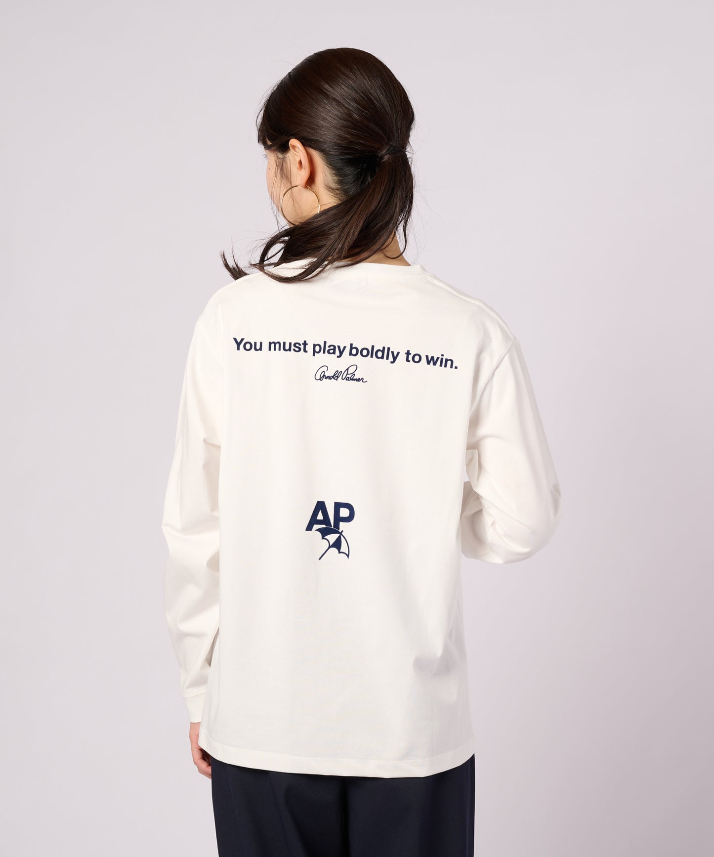 【ポイントUP対象】バックロゴグラフィック シェア ロングスリーブTシャツ