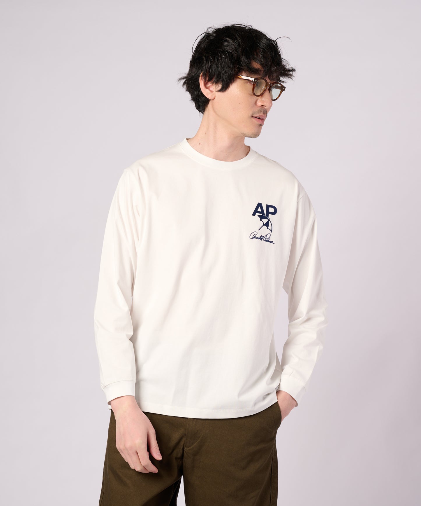 【ポイントUP対象】バックロゴグラフィック シェア ロングスリーブTシャツ
