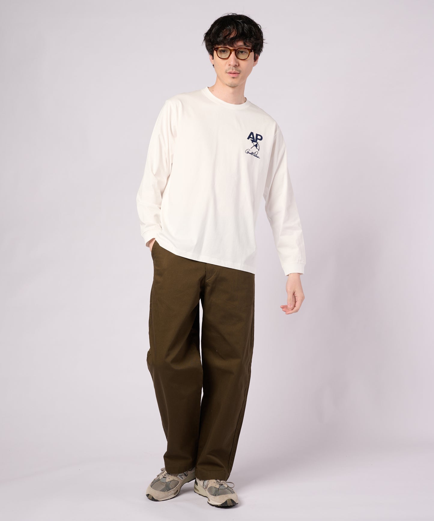 【ポイントUP対象】バックロゴグラフィック シェア ロングスリーブTシャツ