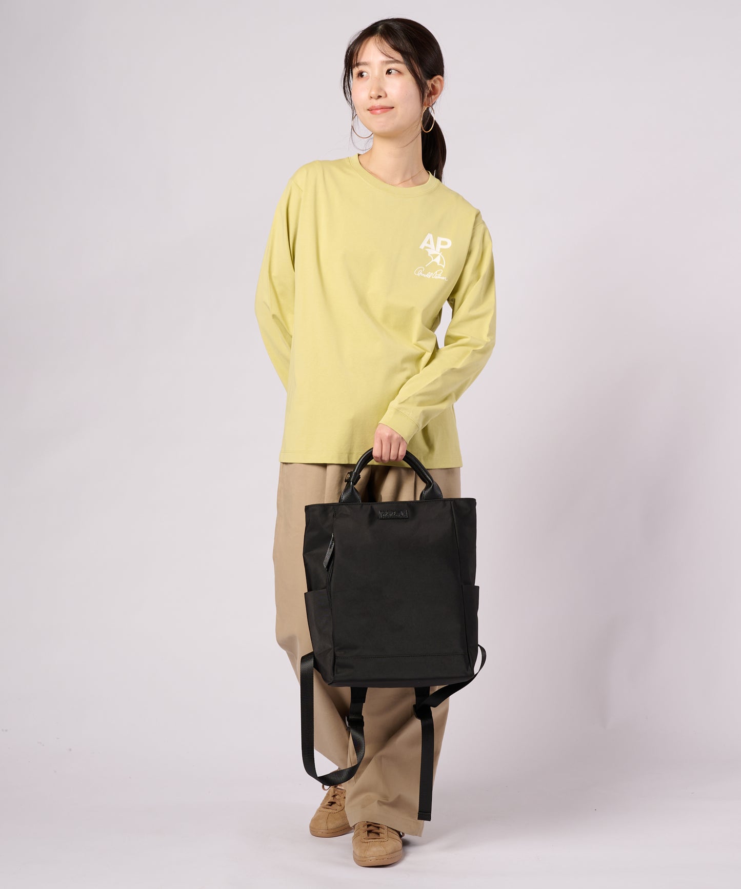 【ポイントUP対象】バックロゴグラフィック シェア ロングスリーブTシャツ