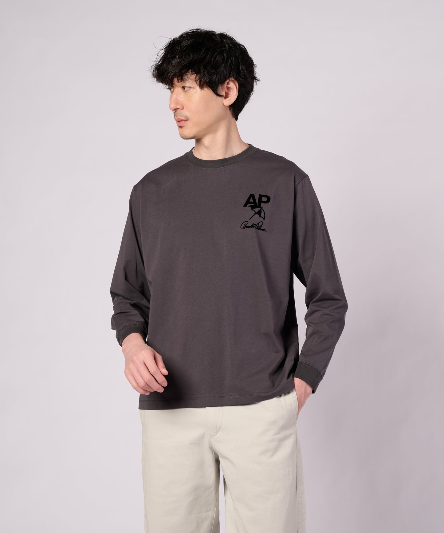 【ポイントUP対象】バックロゴグラフィック シェア ロングスリーブTシャツ