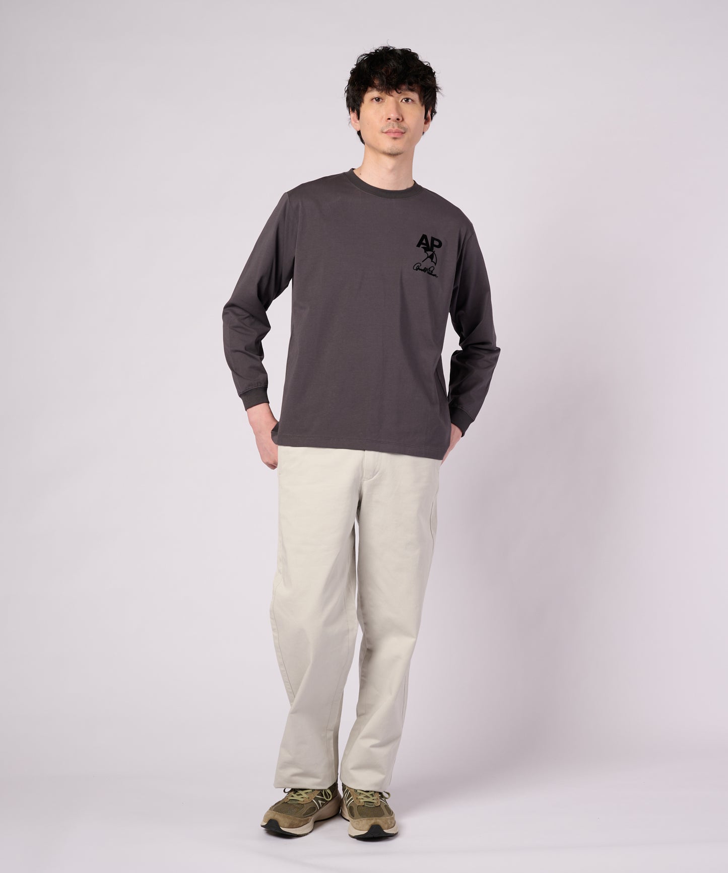 【ポイントUP対象】バックロゴグラフィック シェア ロングスリーブTシャツ