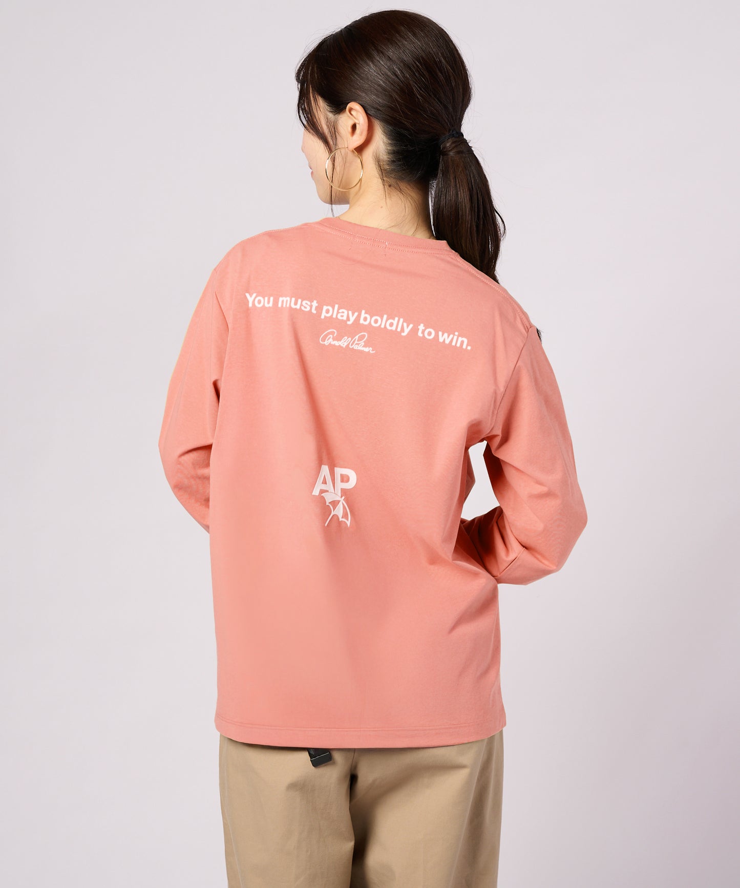 【ポイントUP対象】バックロゴグラフィック シェア ロングスリーブTシャツ